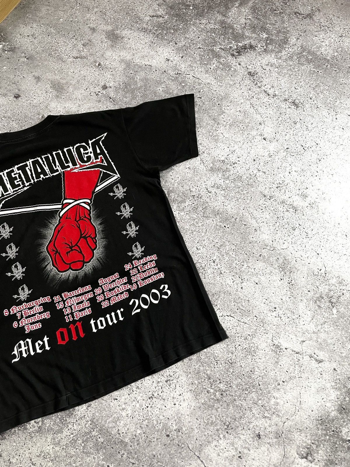 Band Tees × Metallica × Vintage Vintage Metallica St Anger 2003 Tour T-shirt Size US S / EU 44-46 / 1 - 6 Thumbnail