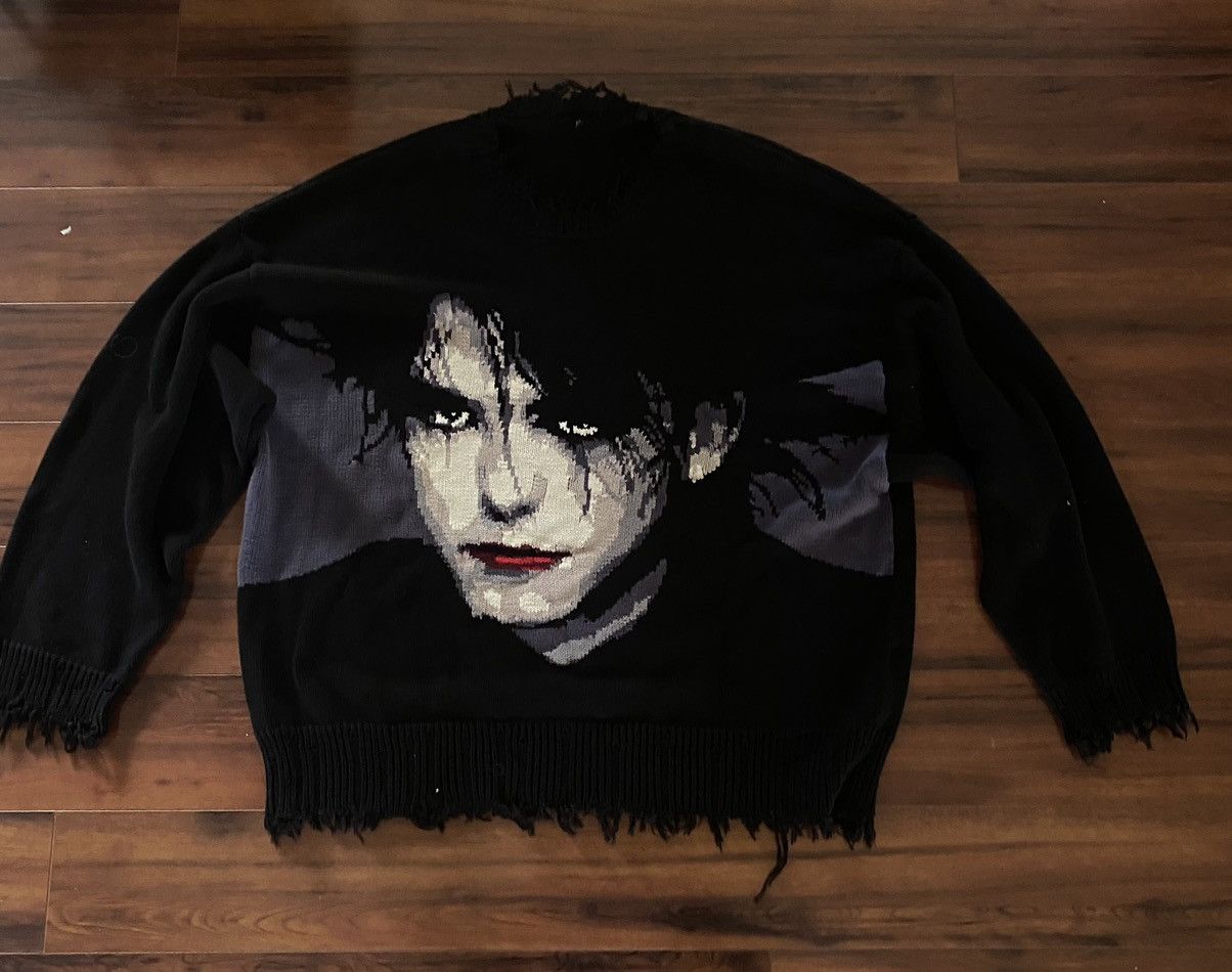 R13 Rare r13 Robert smith distressed sweater | Grailed