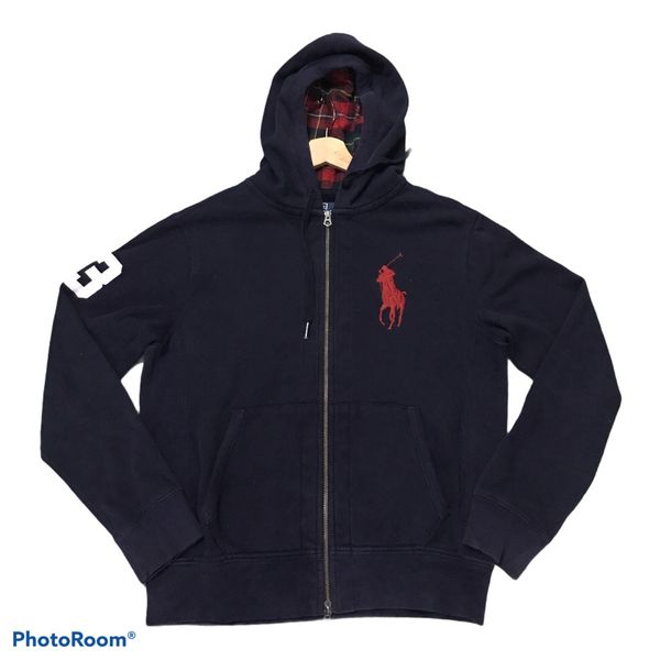 Big pony polo hoodie hot sale