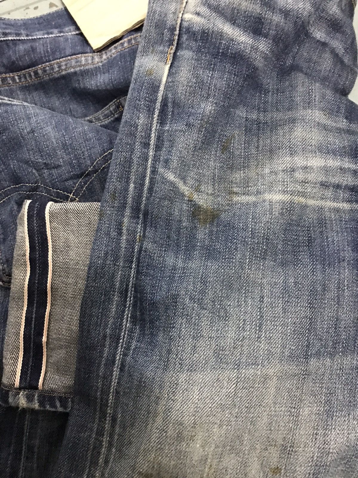 Japanese Brand Vintage Levis 505 Selvedge Distressed Denim Jeans Size US 36 / EU 52 - 6 Thumbnail