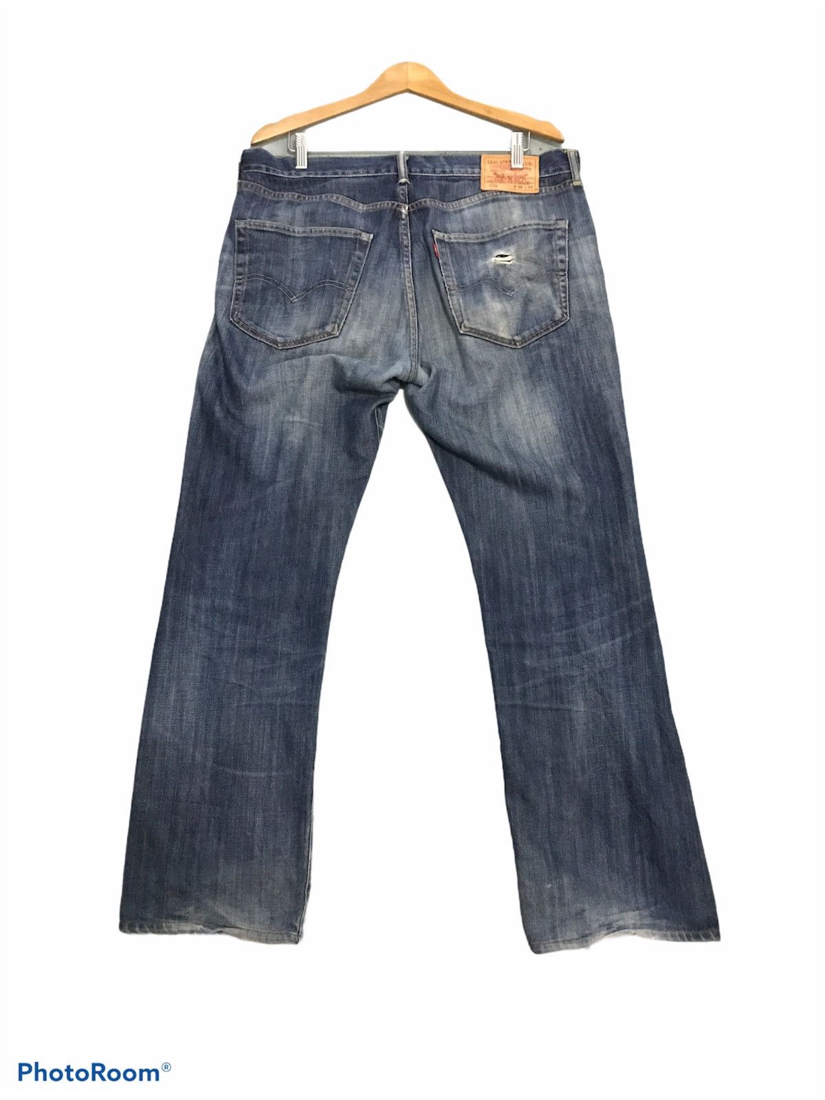 Japanese Brand Vintage Levis 505 Selvedge Distressed Denim Jeans Size US 36 / EU 52 - 2 Thumbnail