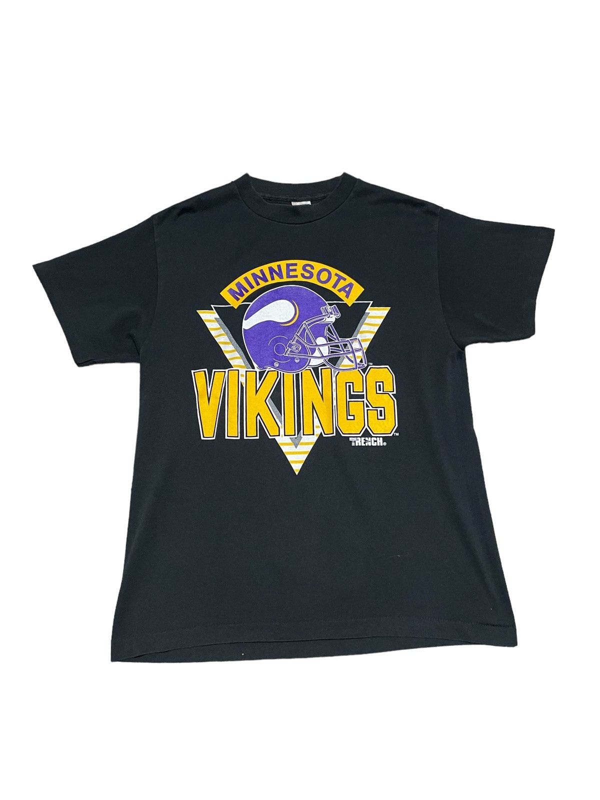 NFL Vintage Trench Minnesota Vikings T-Shirt Size US L / EU 52-54 / 3 - 1 Thumbnail