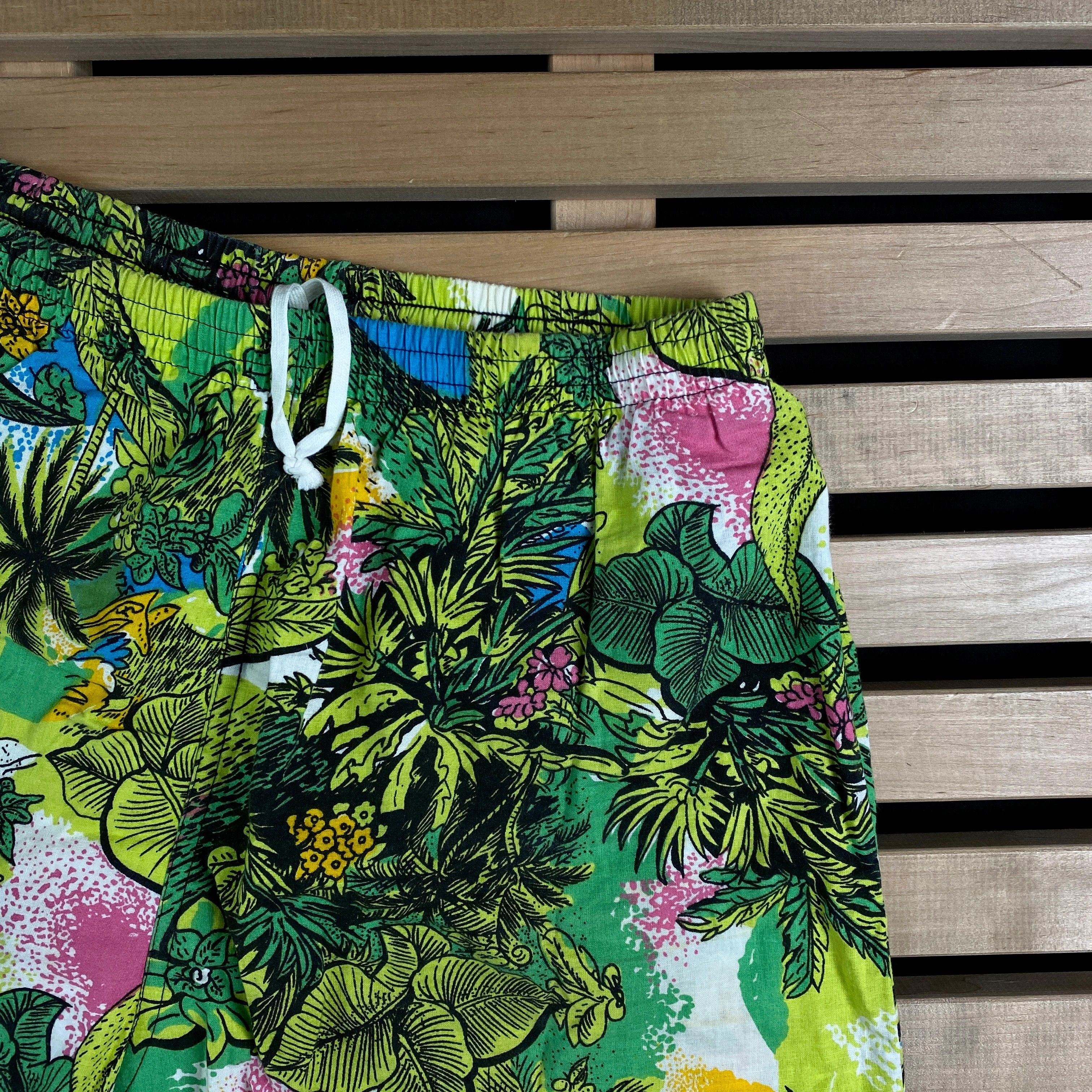 Vintage Mens Vintage Hawaiian Shorts Size M Size US 32 / EU 48 - 2 Thumbnail