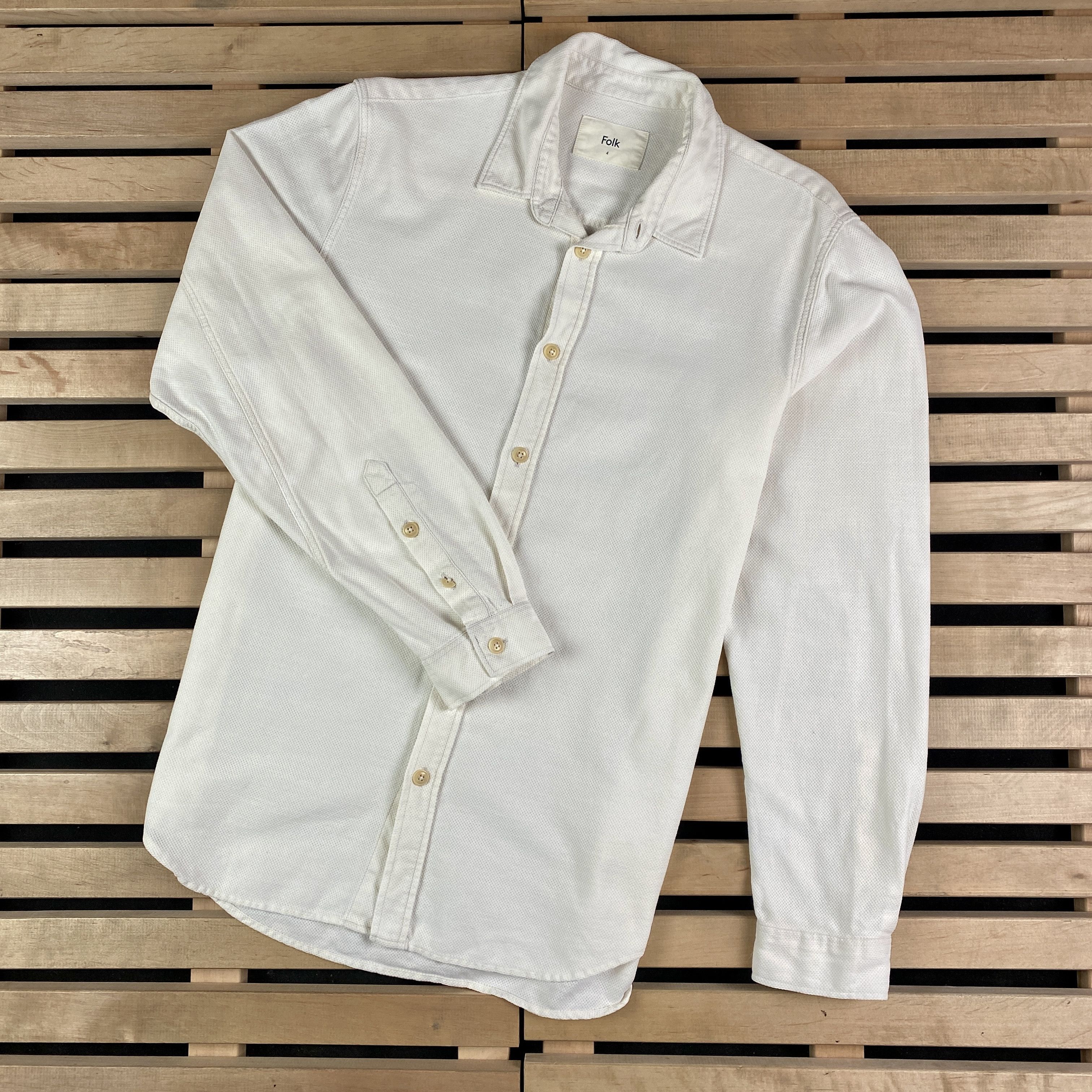 Folk Mens Shirt Long Sleeve Folk Size 4 / L Size US L / EU 52-54 / 3 - 1 Thumbnail