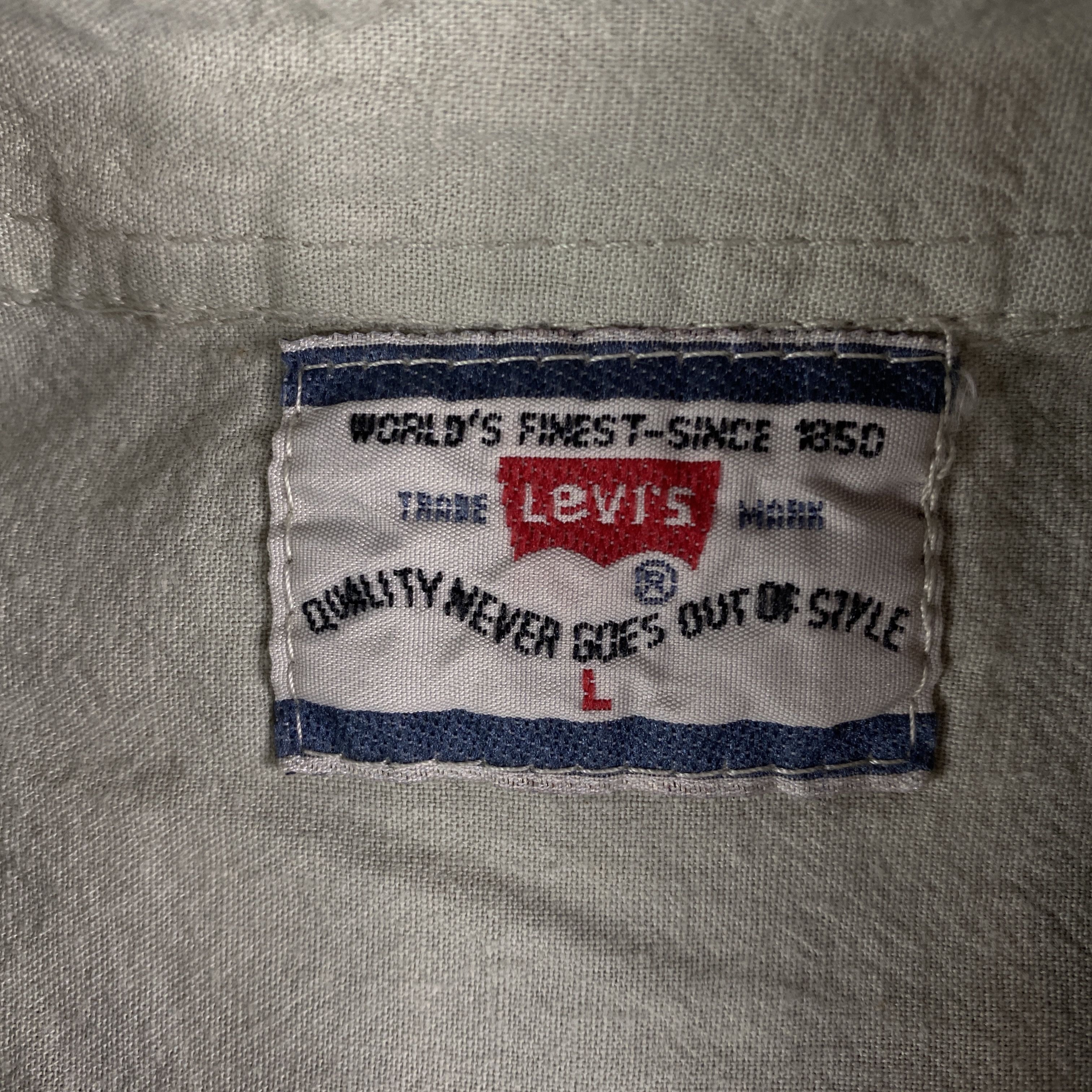 Levi's × Levi's Vintage Clothing × Vintage Mens Shirt Short Sleeve Levis Vintage Size L Size US L / EU 52-54 / 3 - 6 Thumbnail