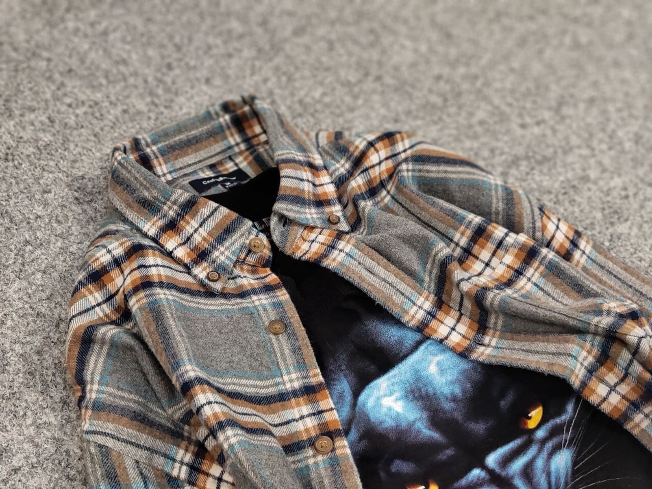 Flannel Vintage Flannel Shirt Checkered Travis Scott Style Hype Size US M / EU 48-50 / 2 - 14 Thumbnail