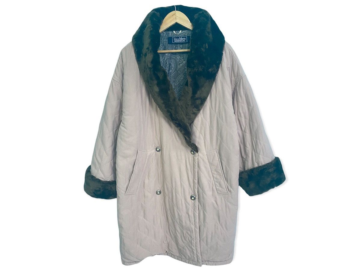 Max Mara AUTHENTIC MAX MARA QUILTED FUR COAT Size US XL / EU 56 / 4 - 2 Thumbnail