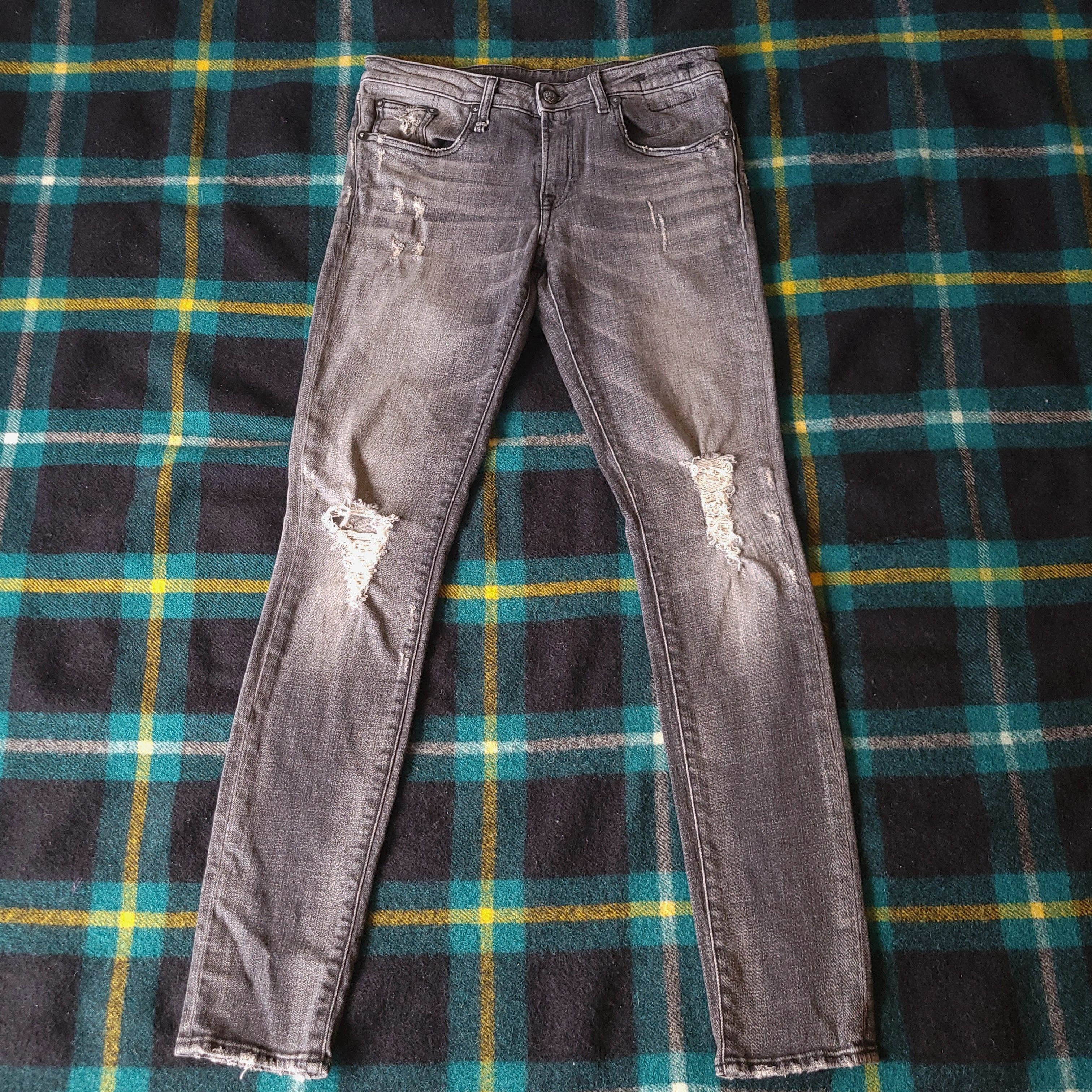 R13 R13 Mended Allison Skinny Jeans Grailed