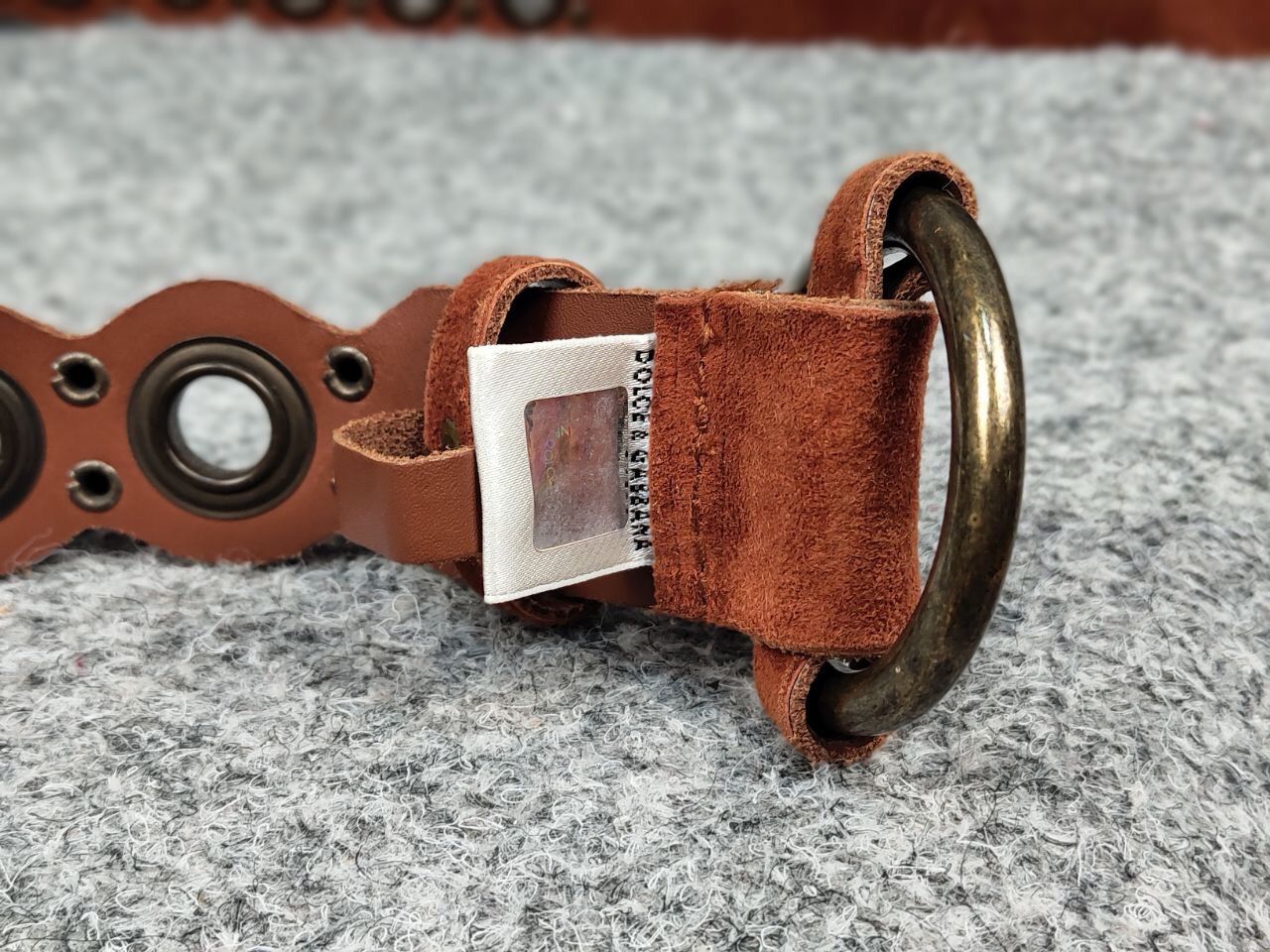 Dolce & Gabbana Vintage 90's Dolce & Gabbana Perforations Leather Belt Size ONE SIZE - 23 Thumbnail