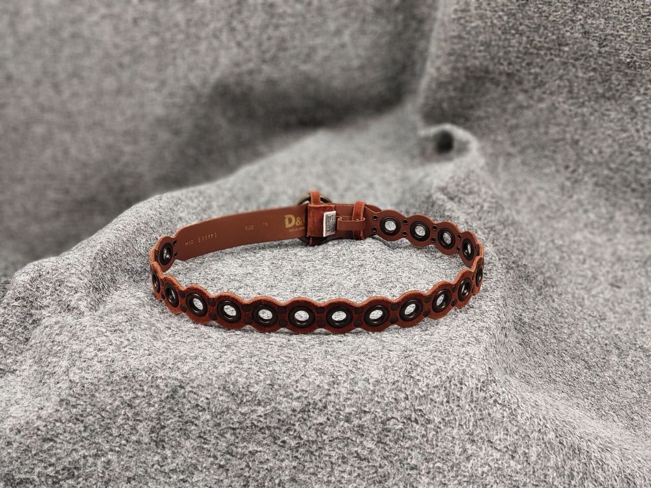 Dolce & Gabbana Vintage 90's Dolce & Gabbana Perforations Leather Belt Size ONE SIZE - 12 Thumbnail
