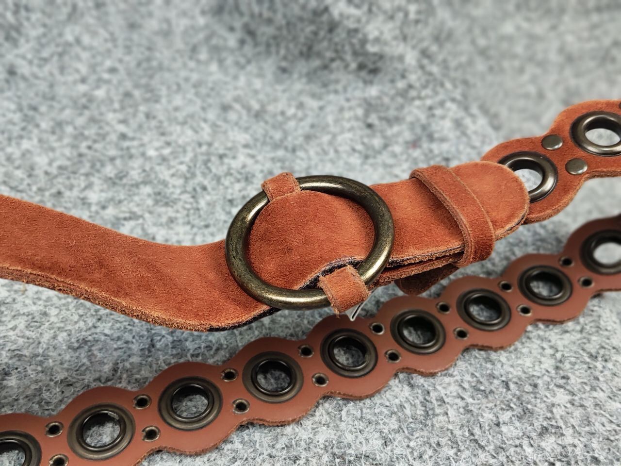 Dolce & Gabbana Vintage 90's Dolce & Gabbana Perforations Leather Belt Size ONE SIZE - 10 Thumbnail