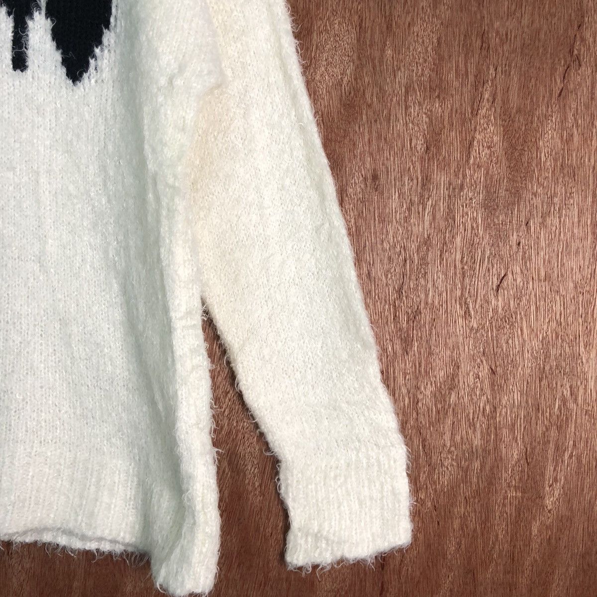 Homespun Knitwear Chicky White MOhair shag Shaggy Knitwear Size US M / EU 48-50 / 2 - 5 Thumbnail