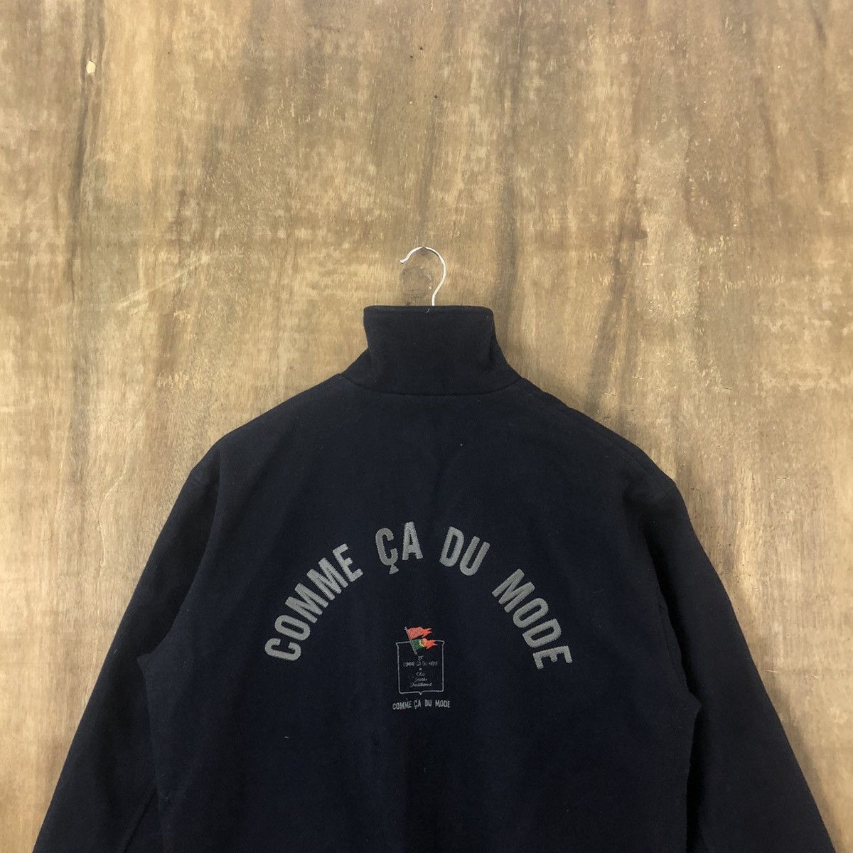 Comme Ca Ism COMME CA DU MADE DARK BLUE VARSITY JACKET # 018 Size US M / EU 48-50 / 2 - 2 Thumbnail