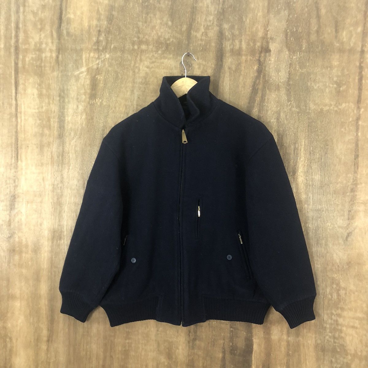 Comme Ca Ism COMME CA DU MADE DARK BLUE VARSITY JACKET # 018 Size US M / EU 48-50 / 2 - 5 Thumbnail
