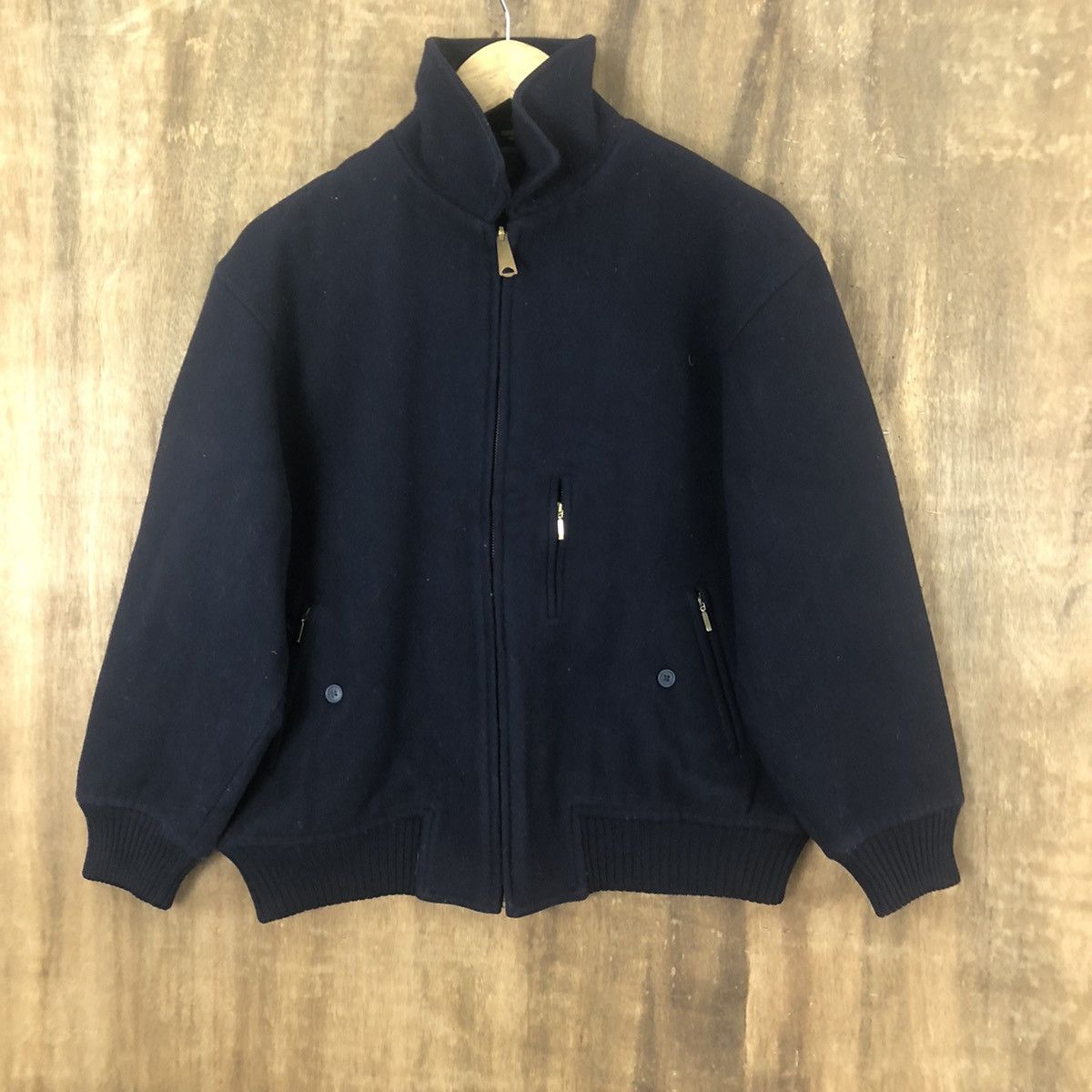Comme Ca Ism COMME CA DU MADE DARK BLUE VARSITY JACKET # 018 Size US M / EU 48-50 / 2 - 7 Thumbnail