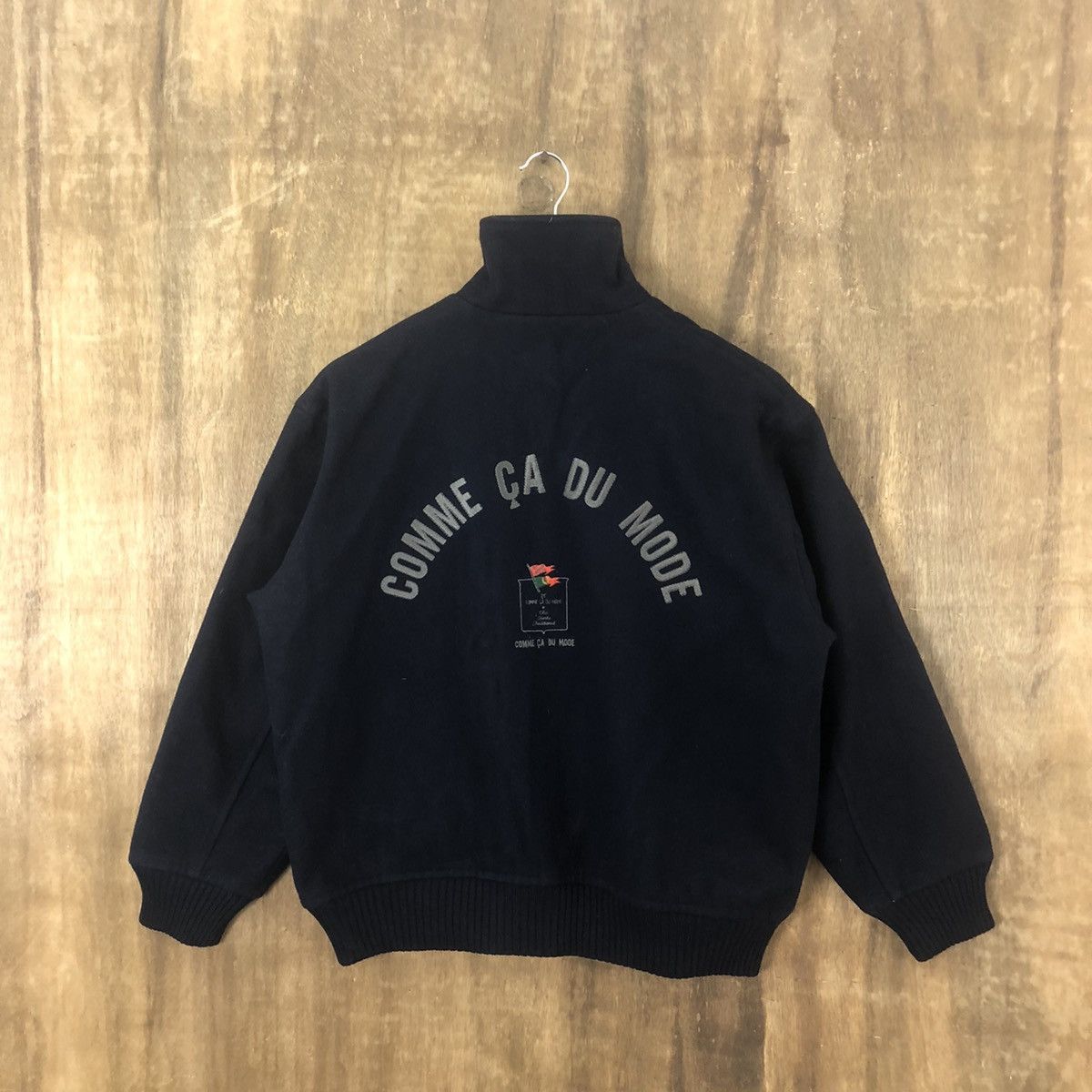 Comme Ca Ism COMME CA DU MADE DARK BLUE VARSITY JACKET # 018 Size US M / EU 48-50 / 2 - 1 Thumbnail