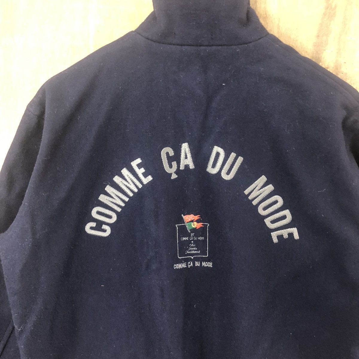 Comme Ca Ism COMME CA DU MADE DARK BLUE VARSITY JACKET # 018 Size US M / EU 48-50 / 2 - 4 Thumbnail