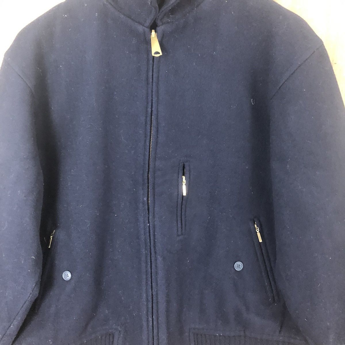 Comme Ca Ism COMME CA DU MADE DARK BLUE VARSITY JACKET # 018 Size US M / EU 48-50 / 2 - 8 Thumbnail