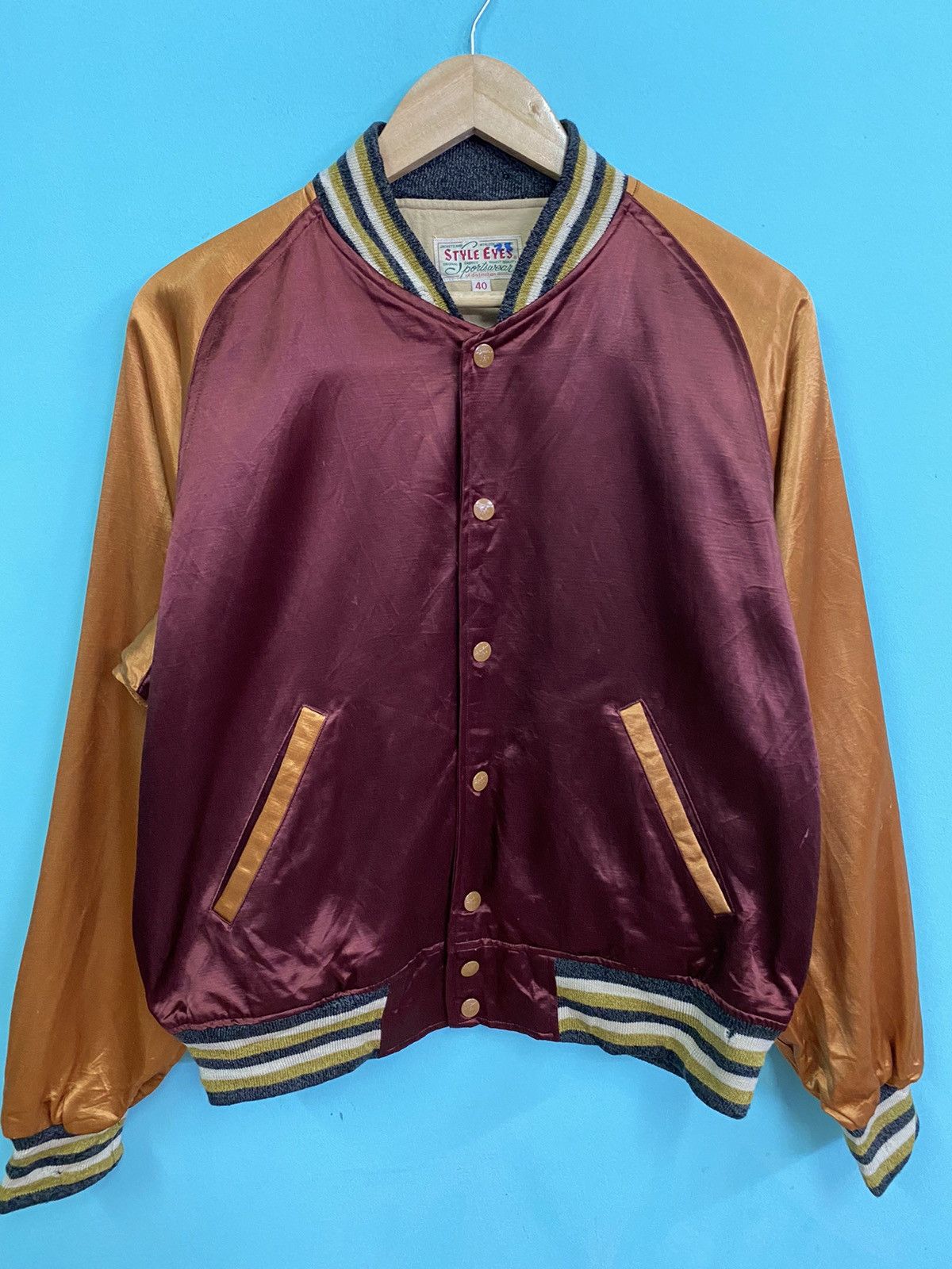 Toyo Enterprises STYLE EYES SUGAR CANE BOMBERS SOUVENIR JACKET Size US M / EU 48-50 / 2 - 14 Thumbnail