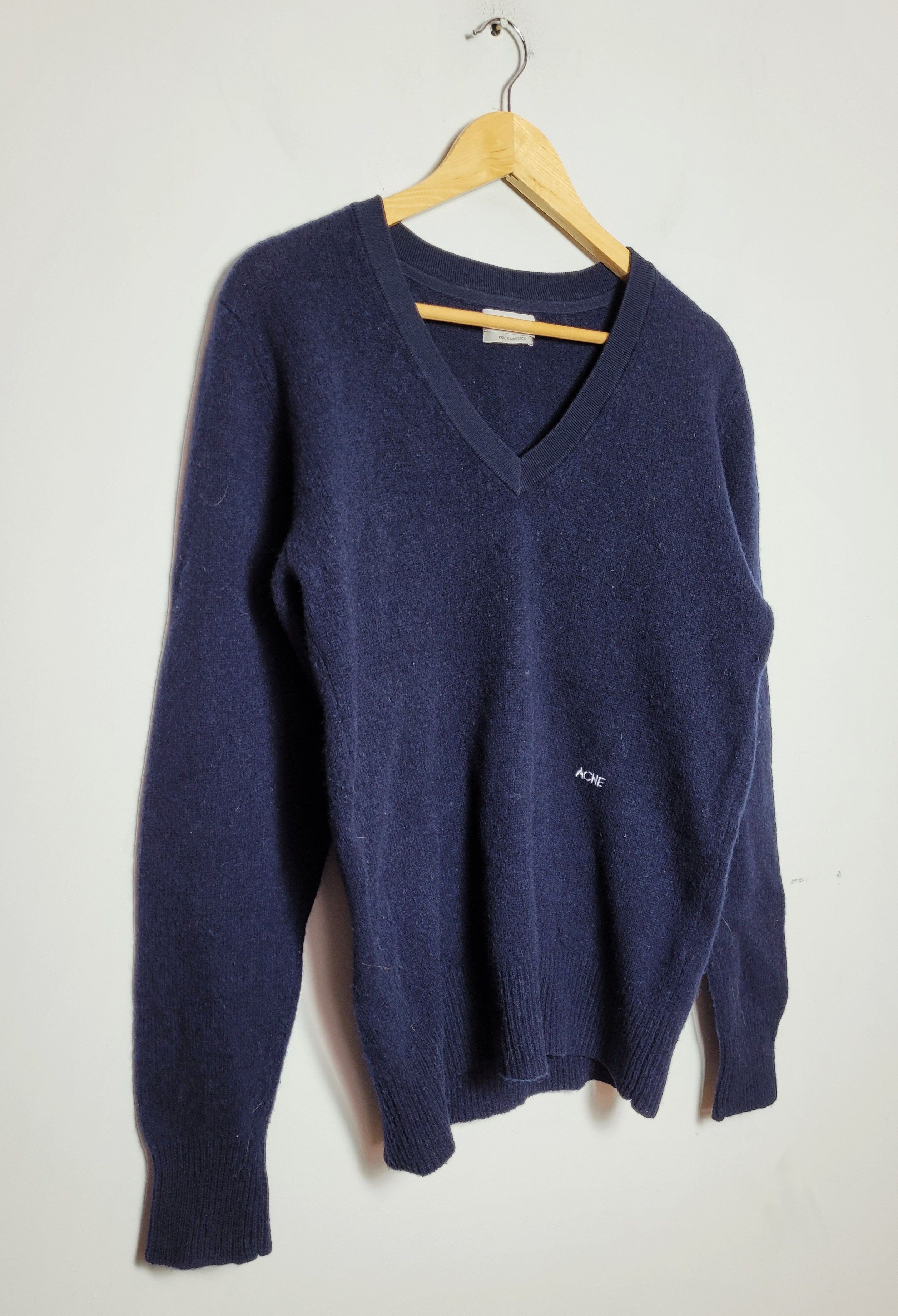 Acne Studios Acne wool v-neck sweater Size US S / EU 44-46 / 1 - 2 Thumbnail