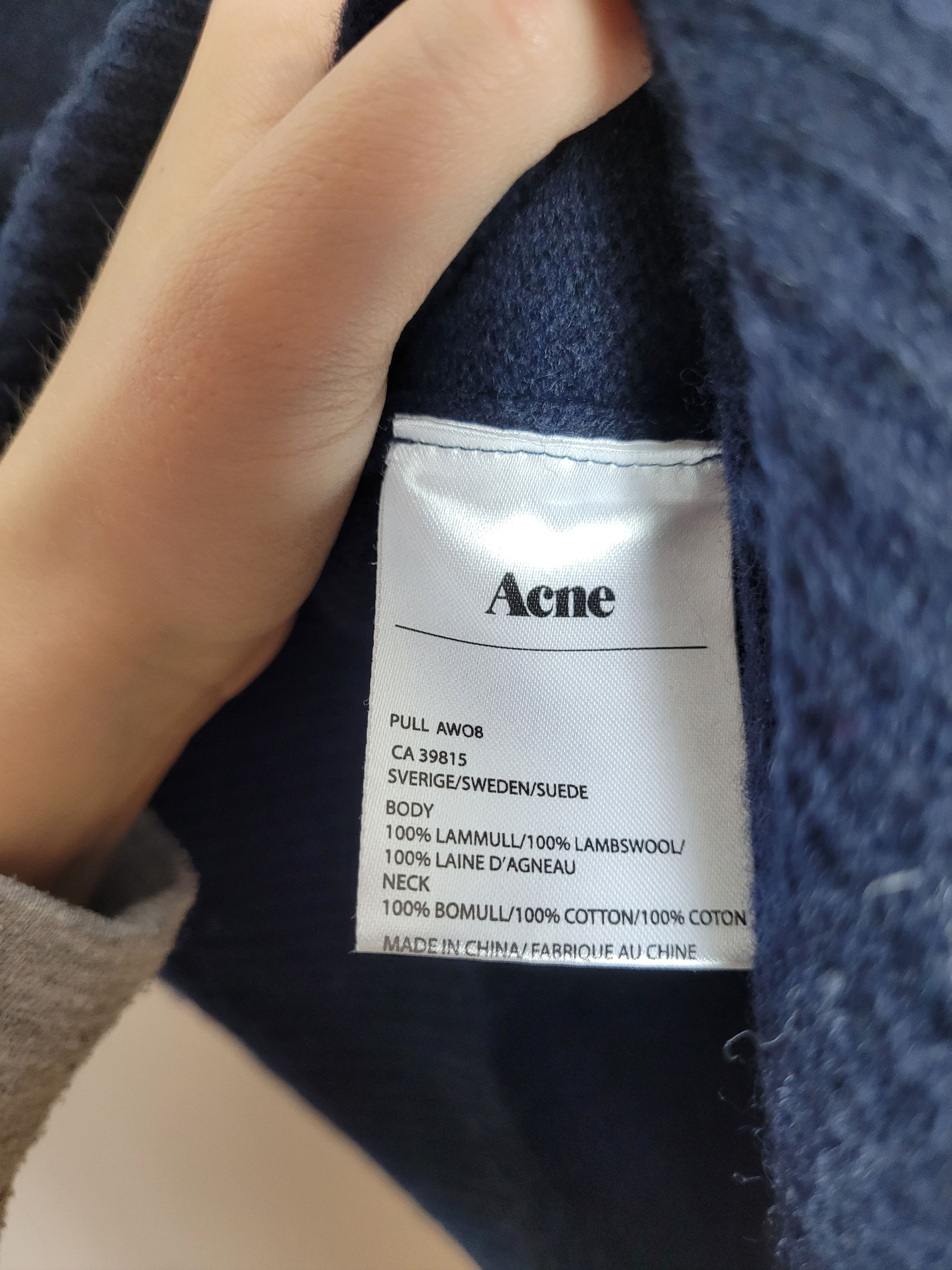 Acne Studios Acne wool v-neck sweater Size US S / EU 44-46 / 1 - 6 Thumbnail