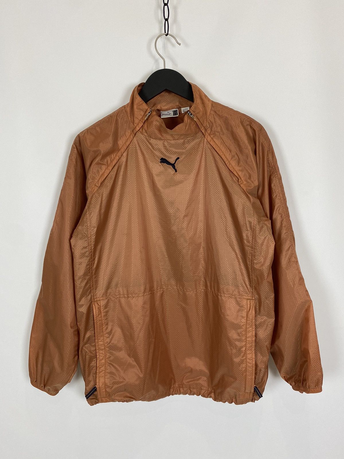 Puma 2000’s Vintage Puma Tech Neck Dual Zip Pullover Anorak Size US S / EU 44-46 / 1 - 1 Thumbnail