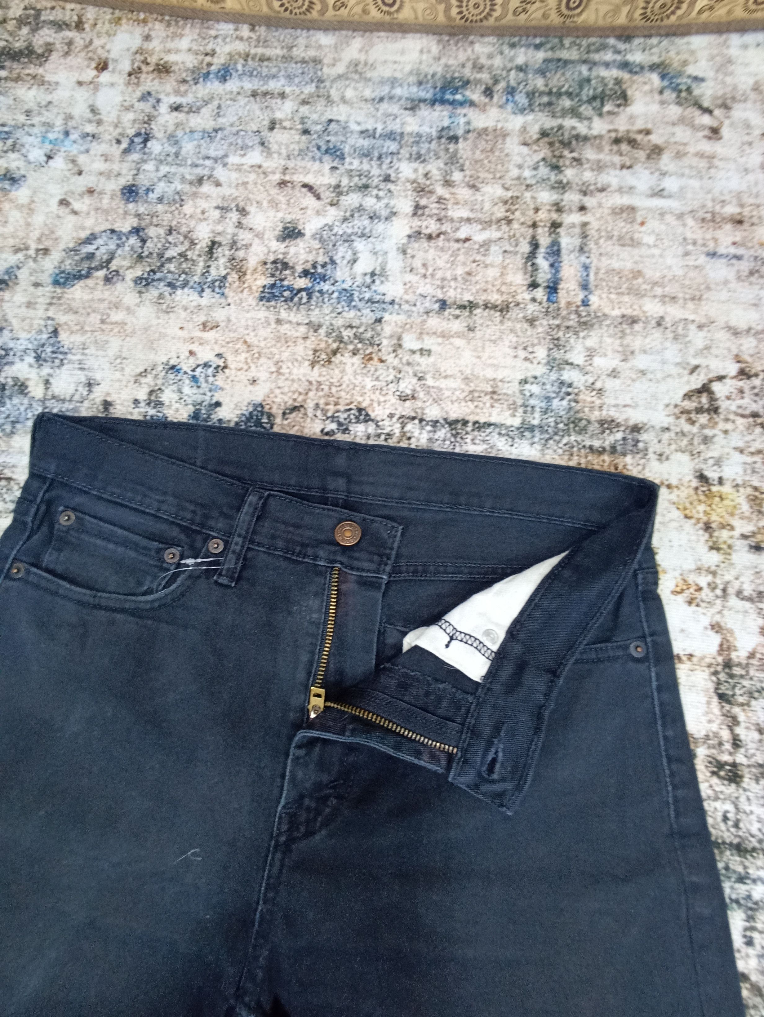 Jean × Levi's × Vintage VINTAGE LEVI'S 510 DISTRESSED BLACK JEANS- J049 Size US 32 / EU 48 - 3 Thumbnail
