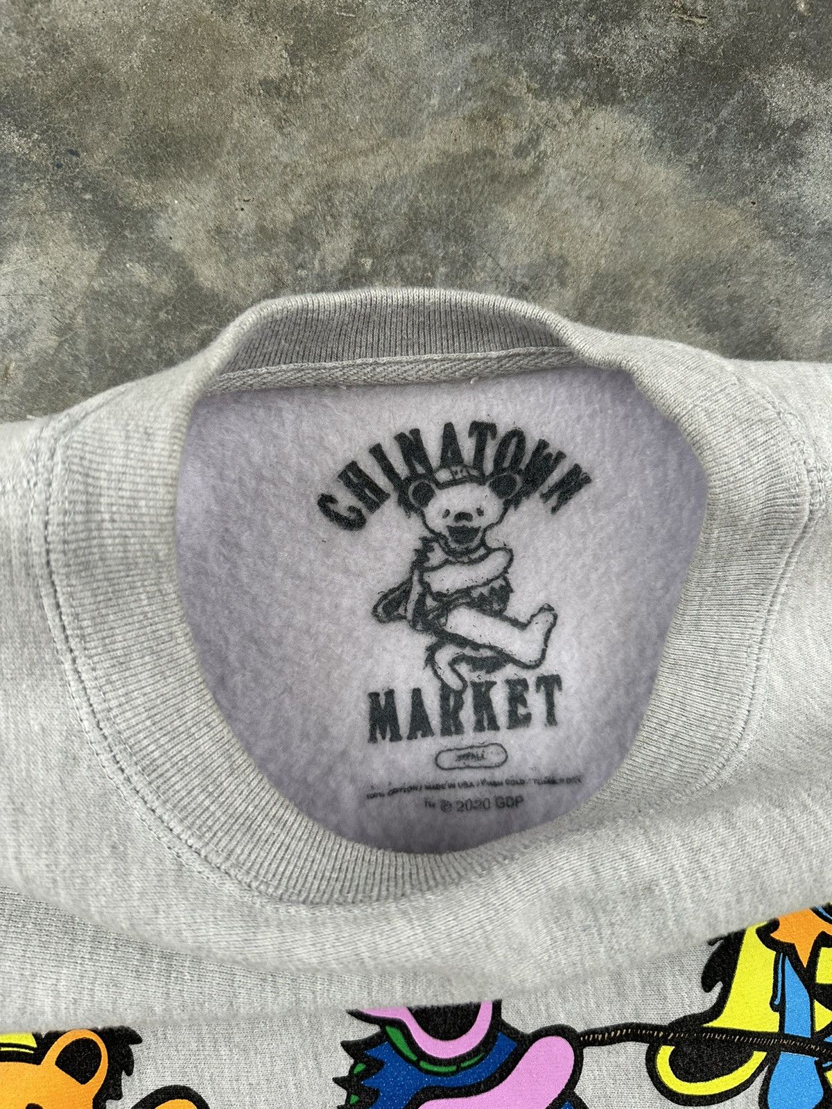 Grateful Dead × Market Chinatown Market x Grateful Dead P.M.A Grey Sweatshirt Small Size US S / EU 44-46 / 1 - 6 Thumbnail