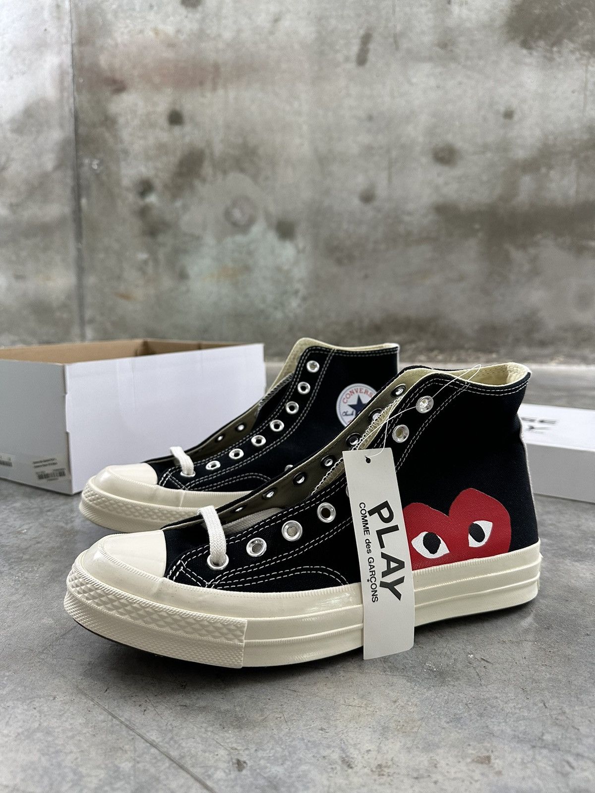 Comme Des Garcons Play Converse Grailed