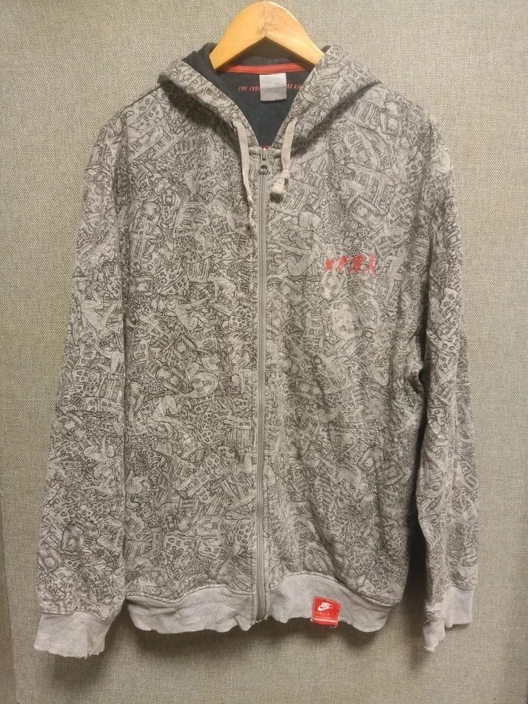 Nike × Vintage sweatshirt hoodie Nike Air Max full print Size US L / EU 52-54 / 3 - 1 Thumbnail