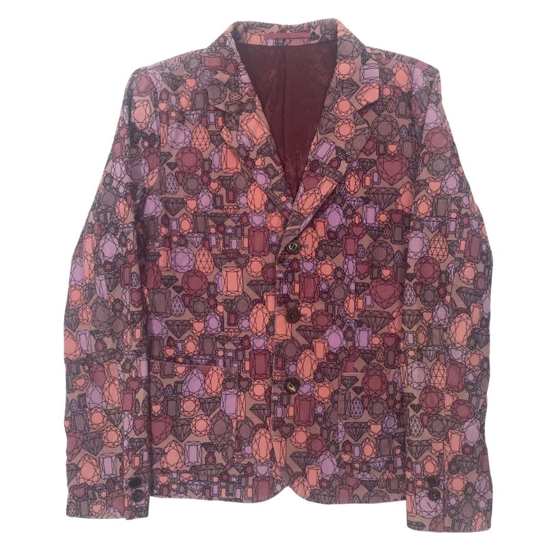 Undercover Gem Print Blazer AW01-02 Sz