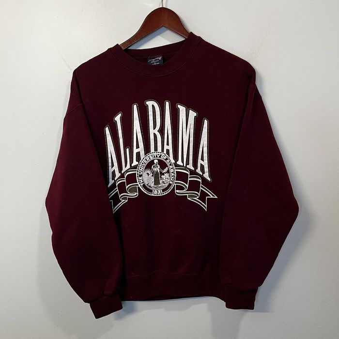 Vintage Vintage 90s Alabama Crimson Tide Crewneck Sweater | Grailed