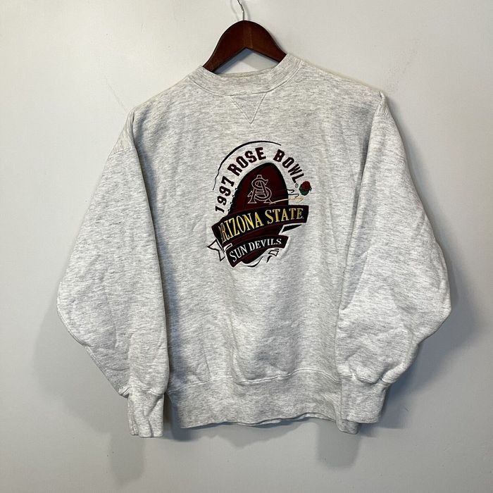 Vintage 90s Arizona State Sun Devils Rose Bowl Crewneck Sweater | Grailed