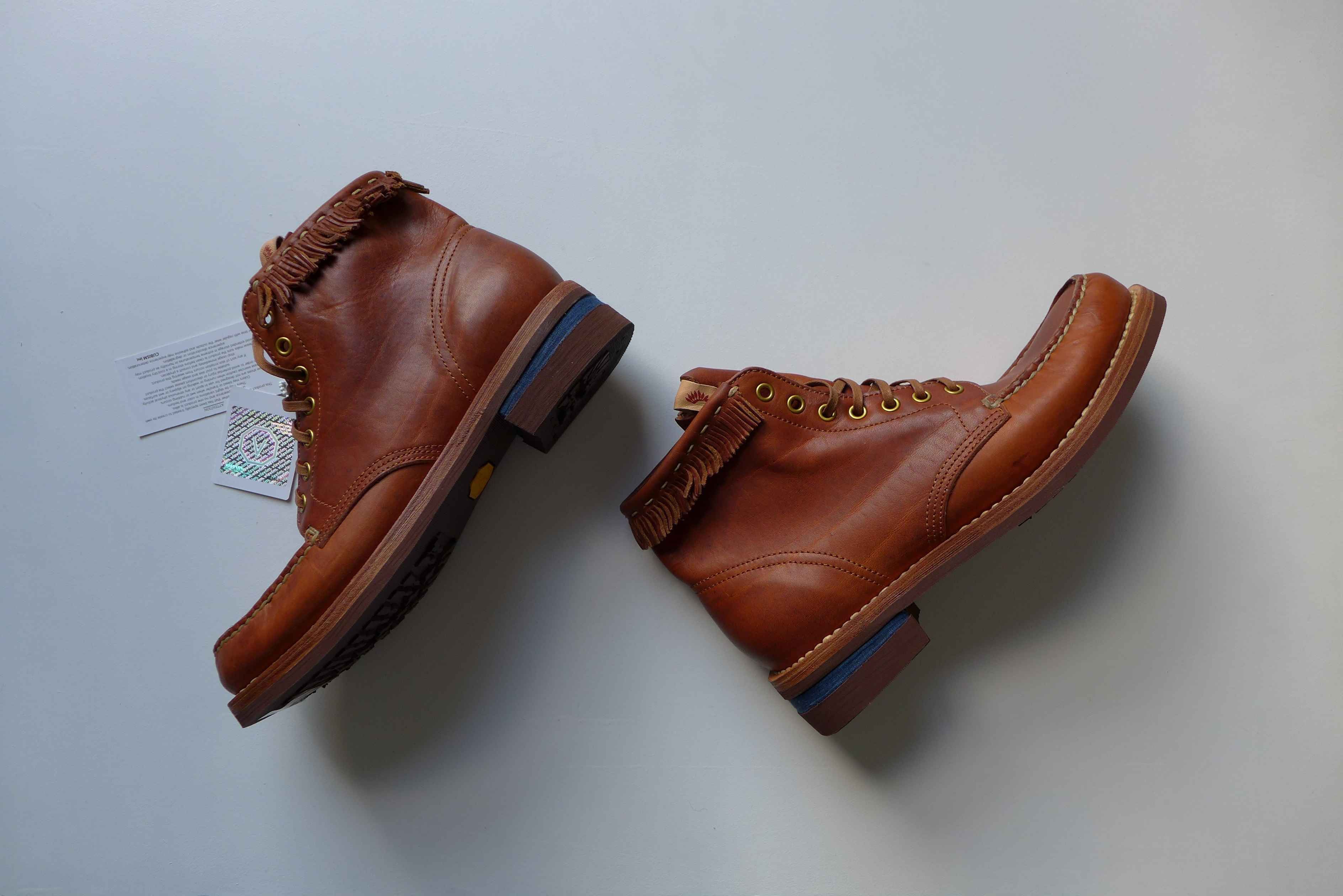 Visvim Visvim FW16 Blackfoot MocToe Boots-Folk -- Brown Leather Size US 10 / EU 43 - 2 Thumbnail