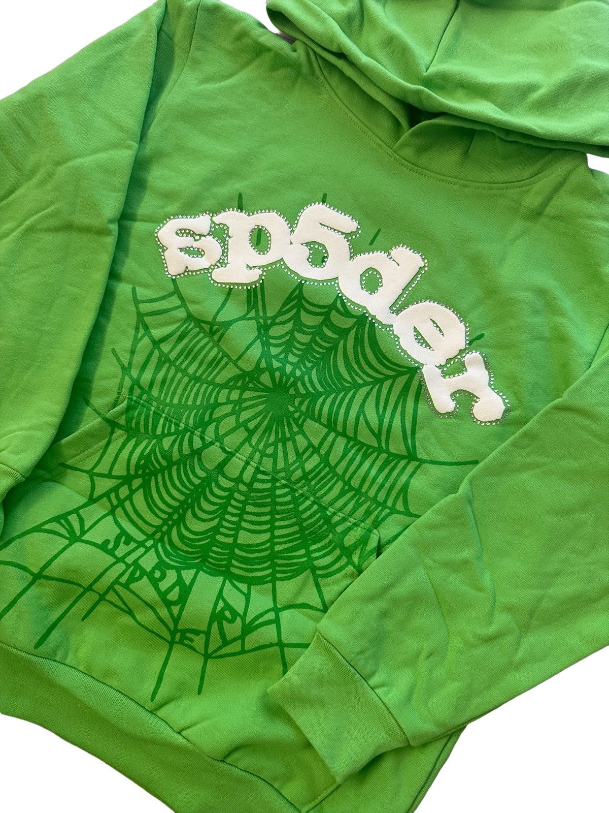 Sp5der light green tracksuit Spider worldwide grey | Depop