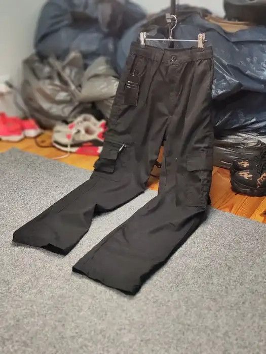 Japanese Brand Vintage 90's Cargo Pants Travis Scott Japan Black Hype Size US 32 / EU 48 - 10 Thumbnail