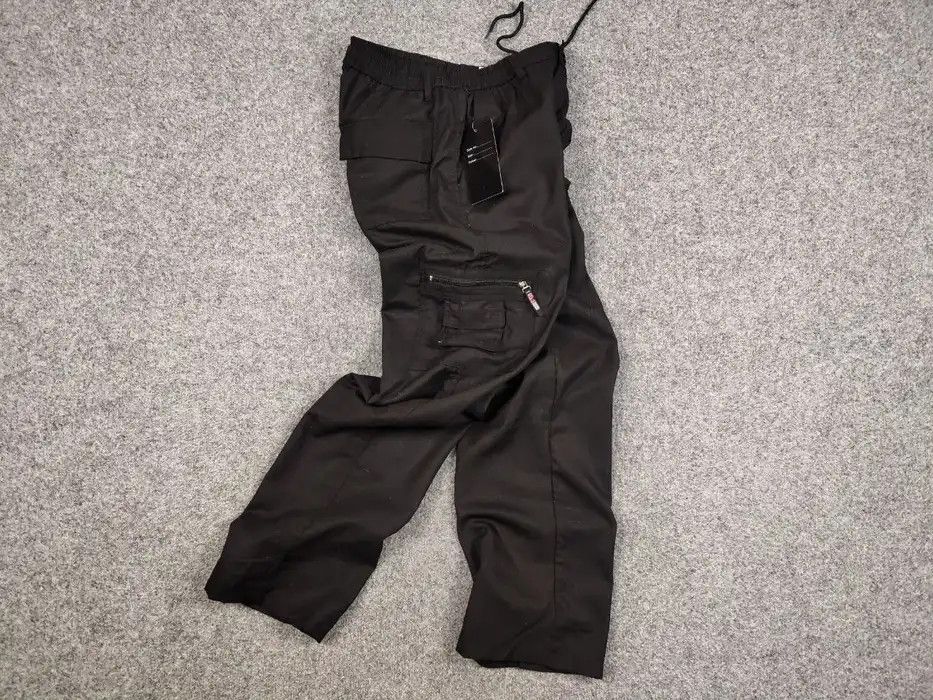 Japanese Brand Vintage 90's Cargo Pants Travis Scott Japan Black Hype Size US 32 / EU 48 - 6 Thumbnail