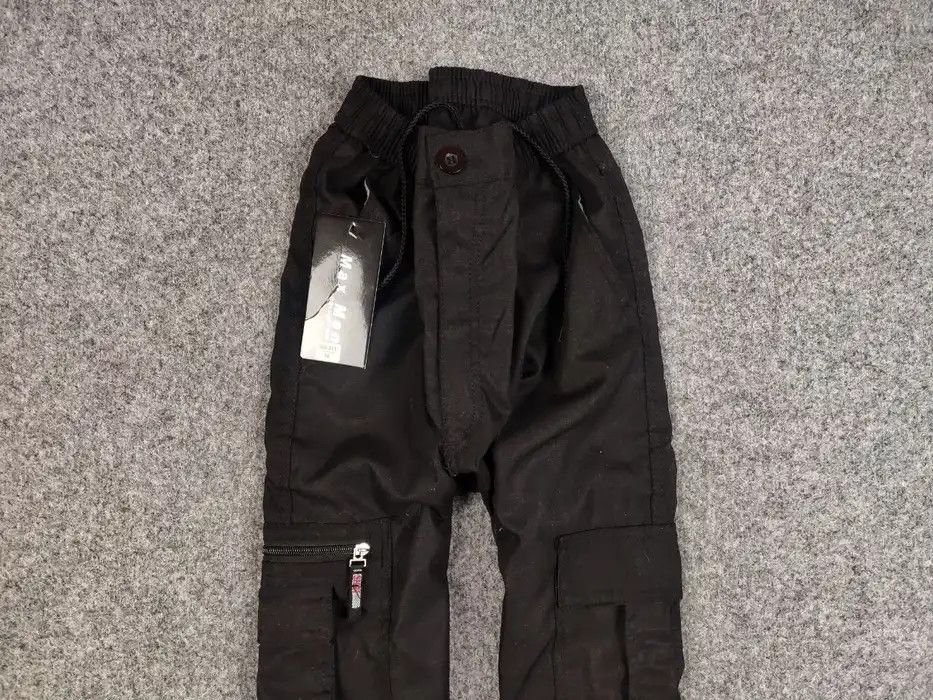 Japanese Brand Vintage 90's Cargo Pants Travis Scott Japan Black Hype Size US 32 / EU 48 - 3 Thumbnail
