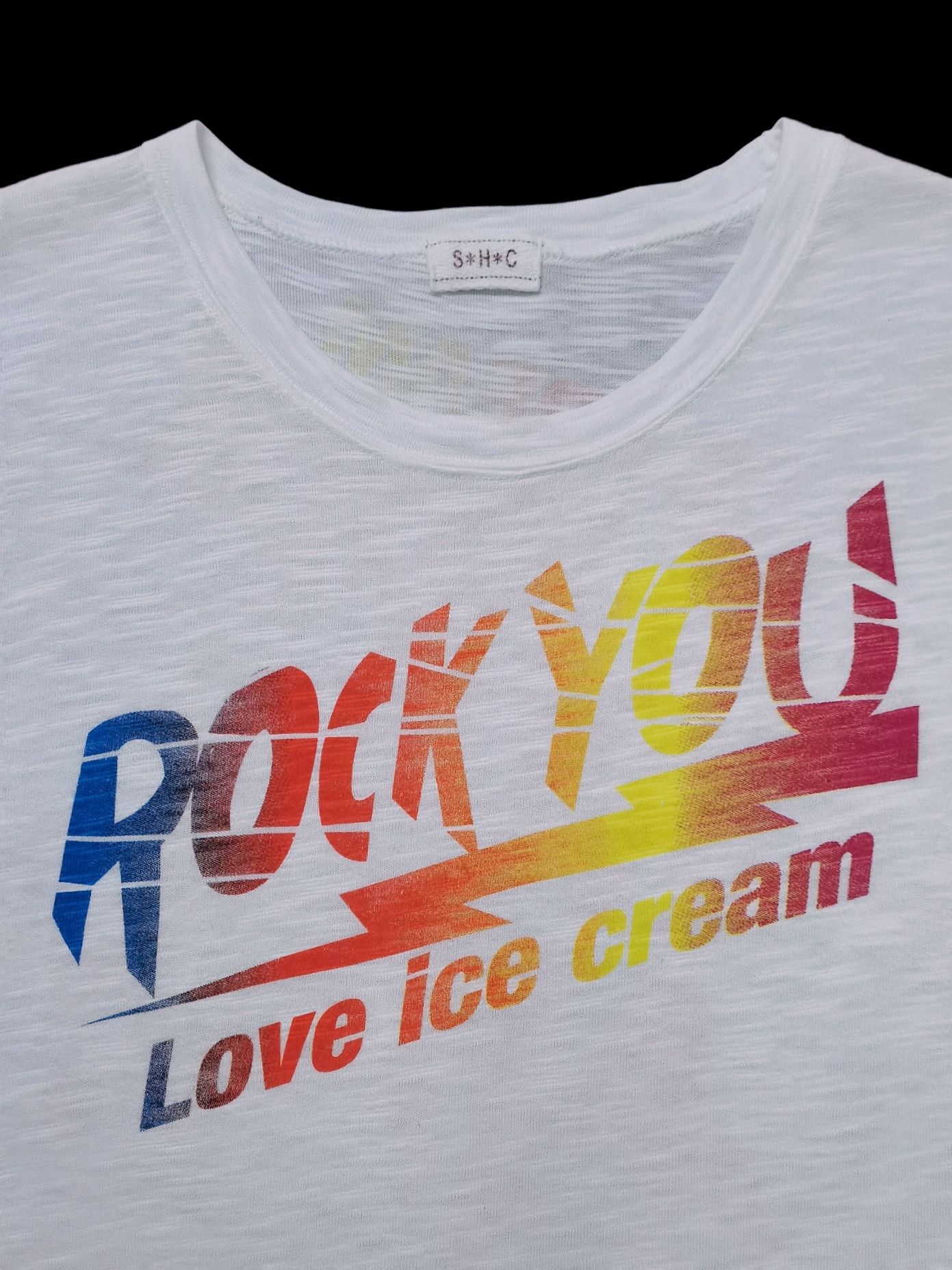 Rock You Love Ice Cream Long Sleeve T-shirt Rare