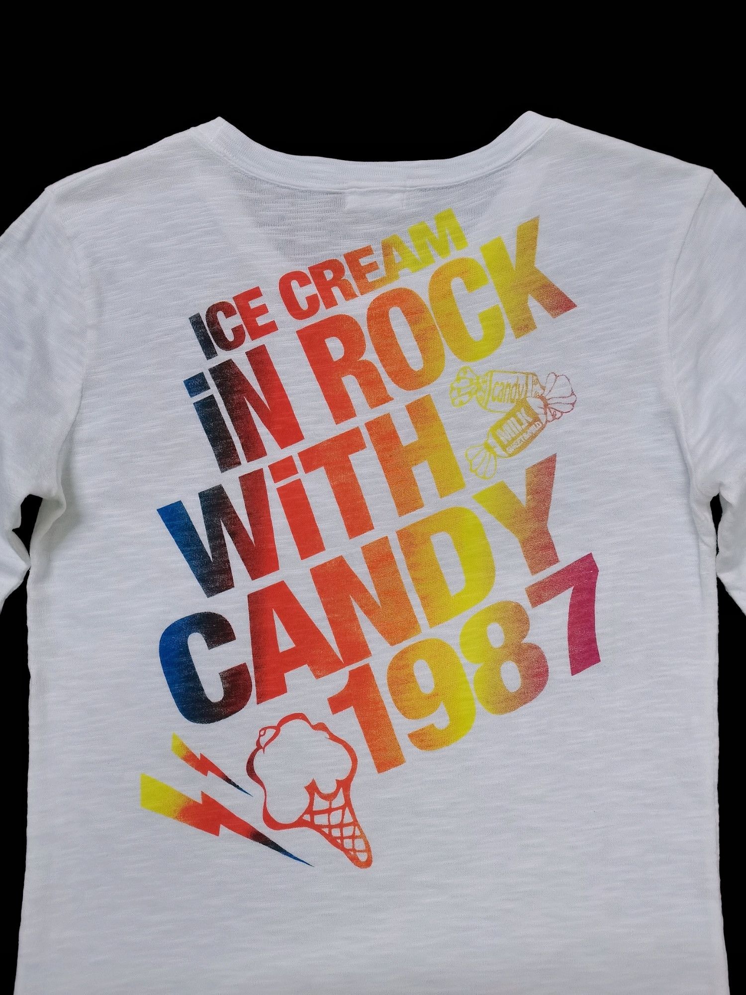 Rock You Love Ice Cream Long Sleeve T-shirt Rare