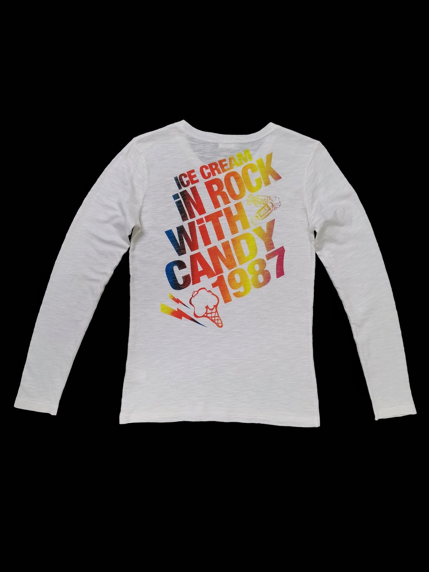 Rock You Love Ice Cream Long Sleeve T-shirt Rare