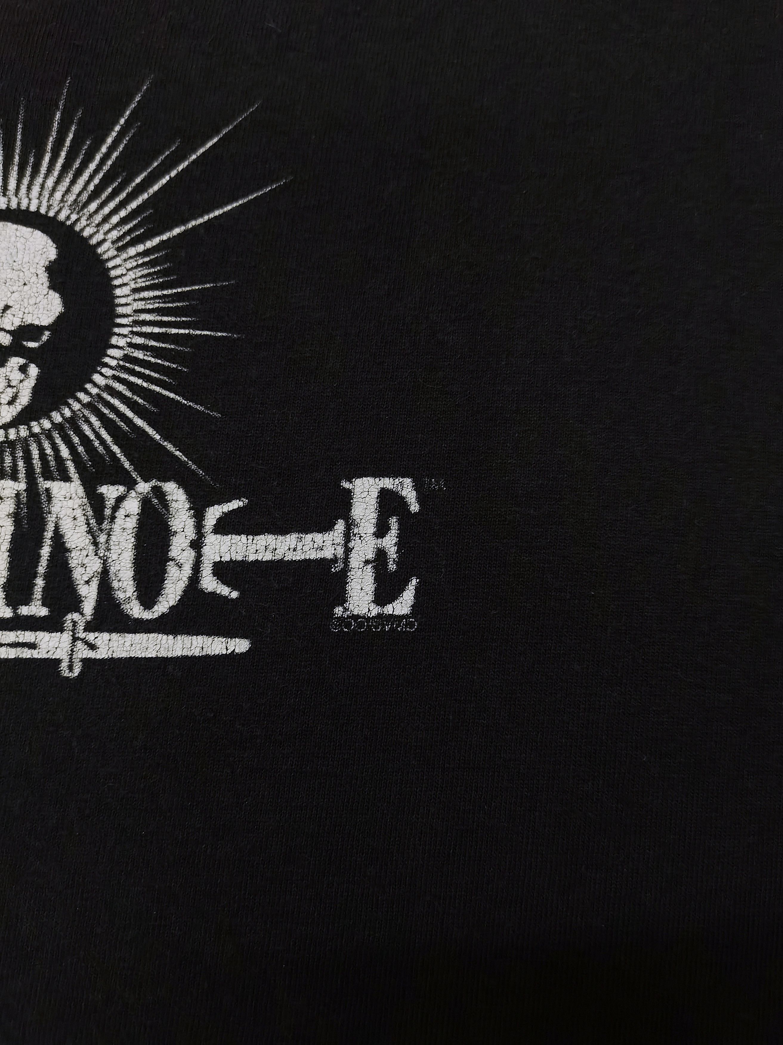 Anime Vintage Death Note L Movie Japanese Manga Anime T-shirt Size US L / EU 52-54 / 3 - 5 Thumbnail