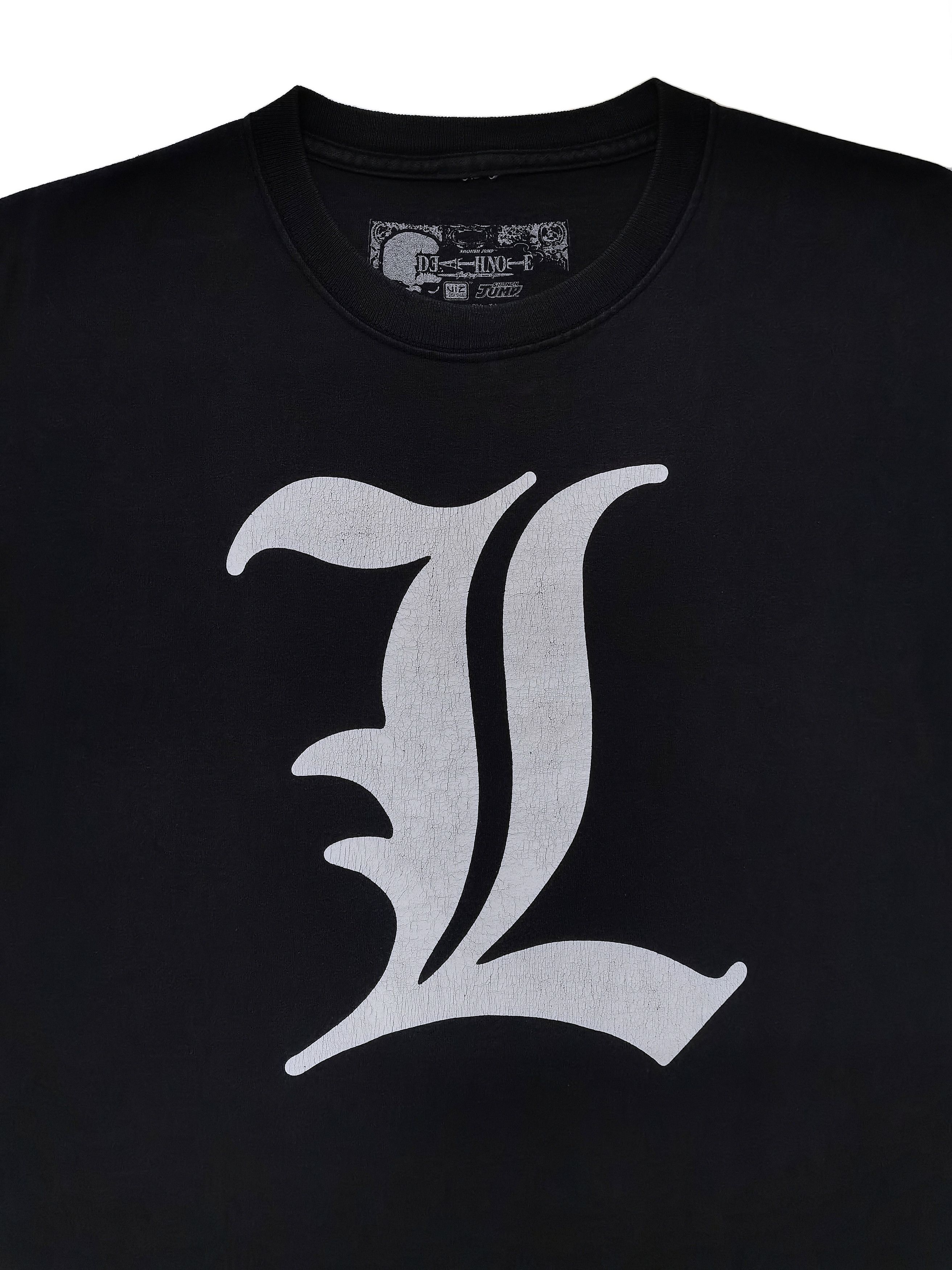 Anime Vintage Death Note L Movie Japanese Manga Anime T-shirt Size US L / EU 52-54 / 3 - 8 Thumbnail