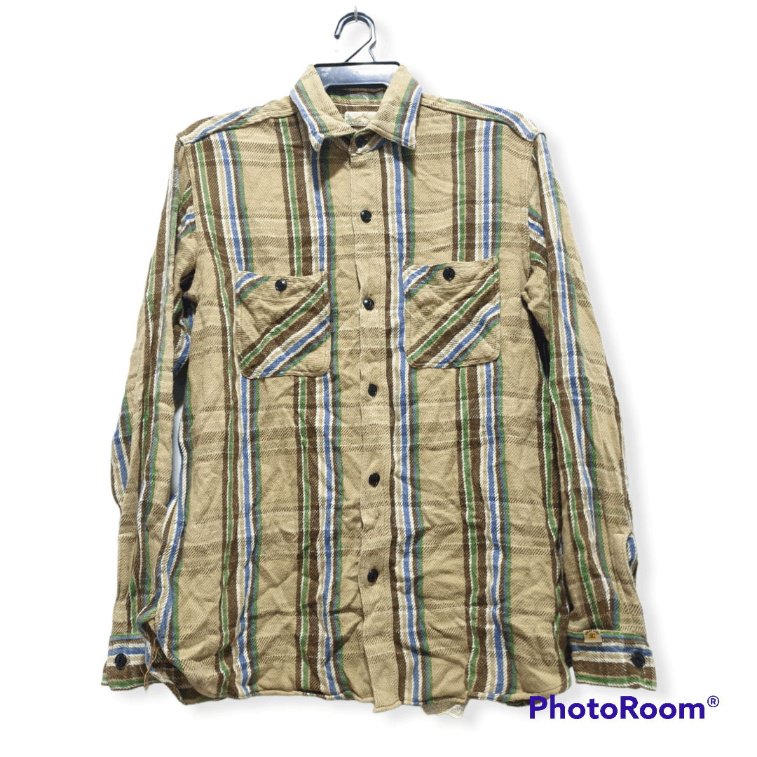 Sugar Cane 💥Sugarcane Checkered Japanese brand shirt Size US L / EU 52-54 / 3 - 2 Thumbnail