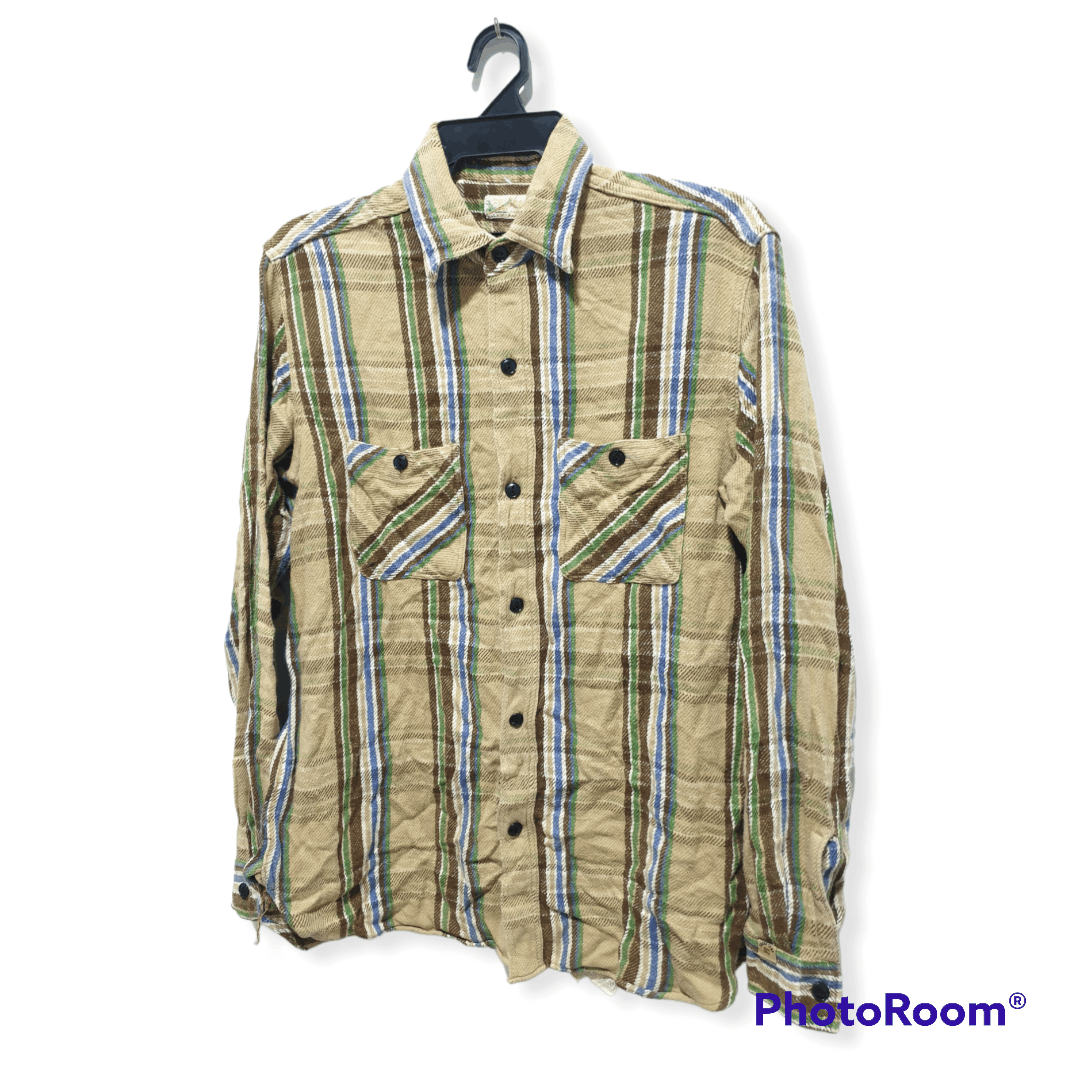 Sugar Cane 💥Sugarcane Checkered Japanese brand shirt Size US L / EU 52-54 / 3 - 4 Thumbnail