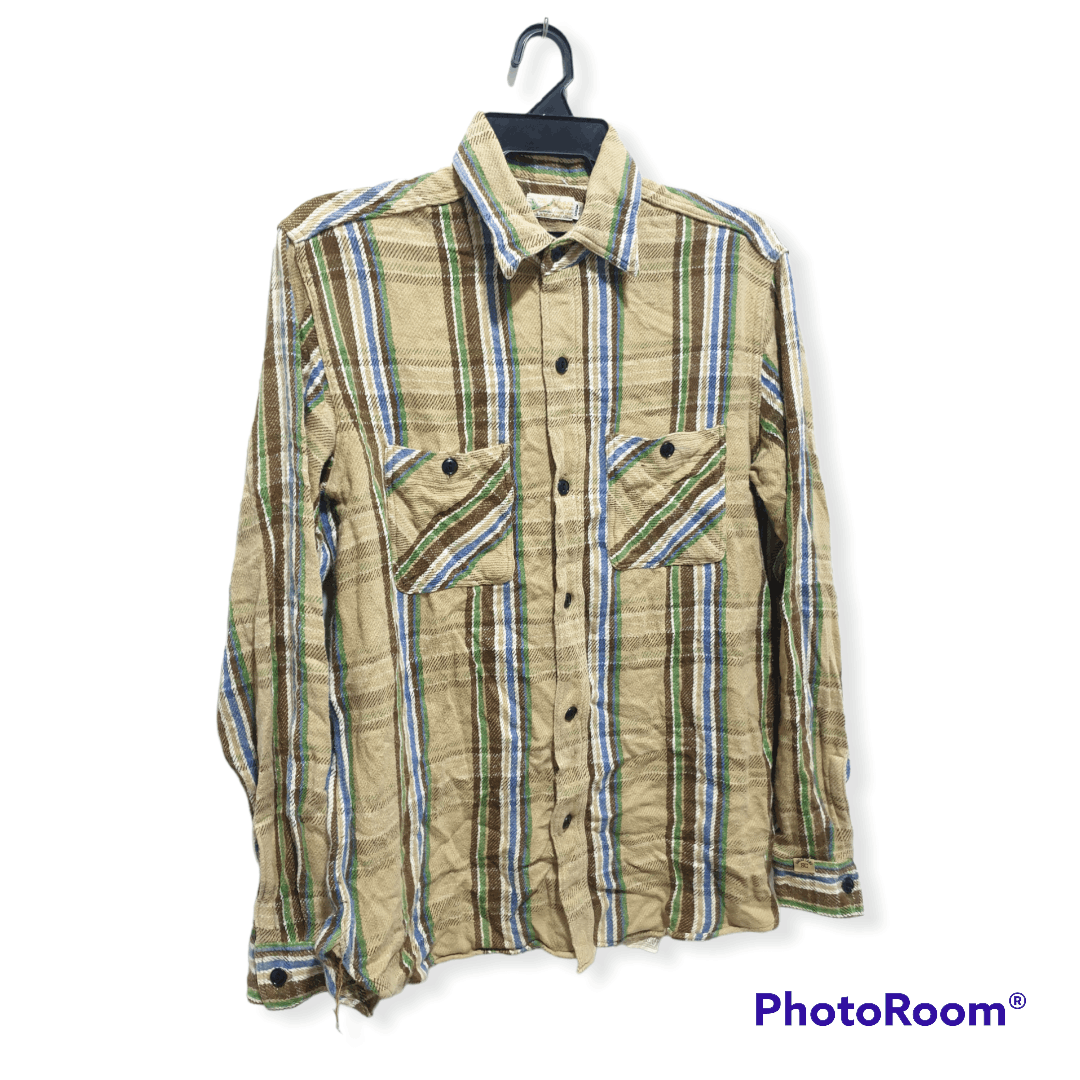 Sugar Cane 💥Sugarcane Checkered Japanese brand shirt Size US L / EU 52-54 / 3 - 3 Thumbnail