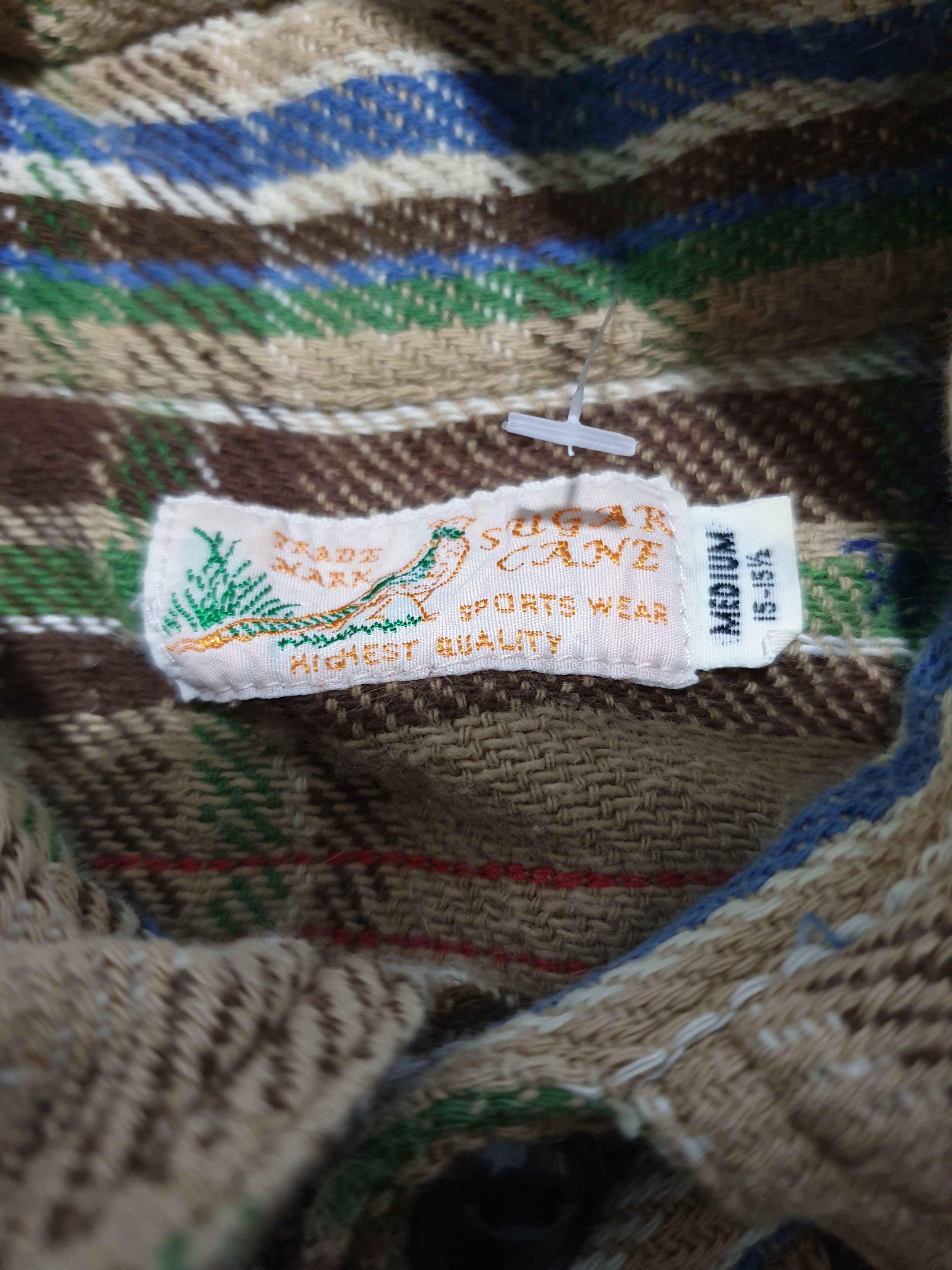 Sugar Cane 💥Sugarcane Checkered Japanese brand shirt Size US L / EU 52-54 / 3 - 6 Thumbnail