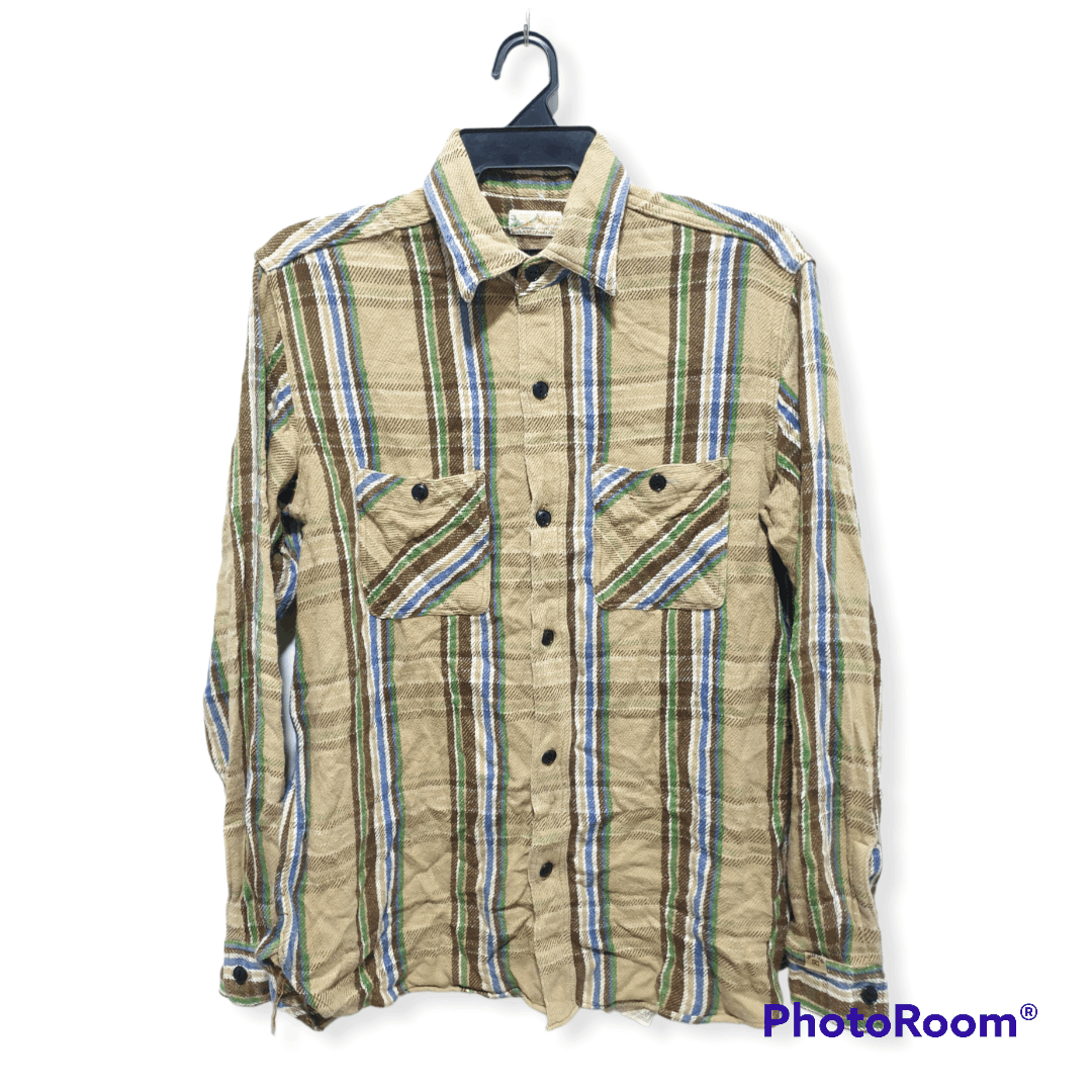 Sugar Cane 💥Sugarcane Checkered Japanese brand shirt Size US L / EU 52-54 / 3 - 1 Thumbnail