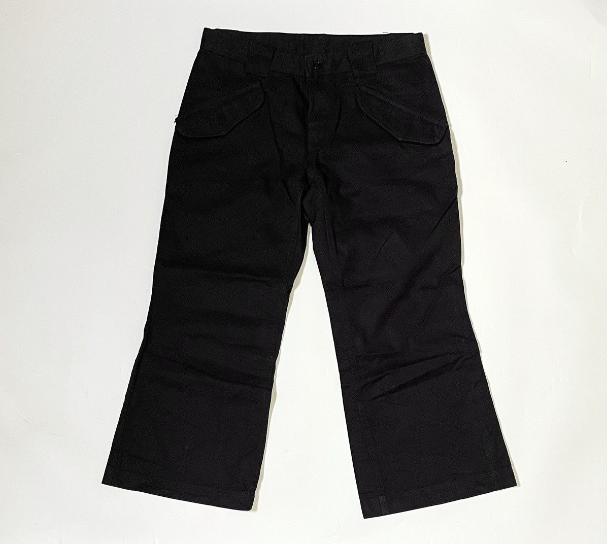 *FINAL DROP* Tricot cdg AD2002 black flared trousers