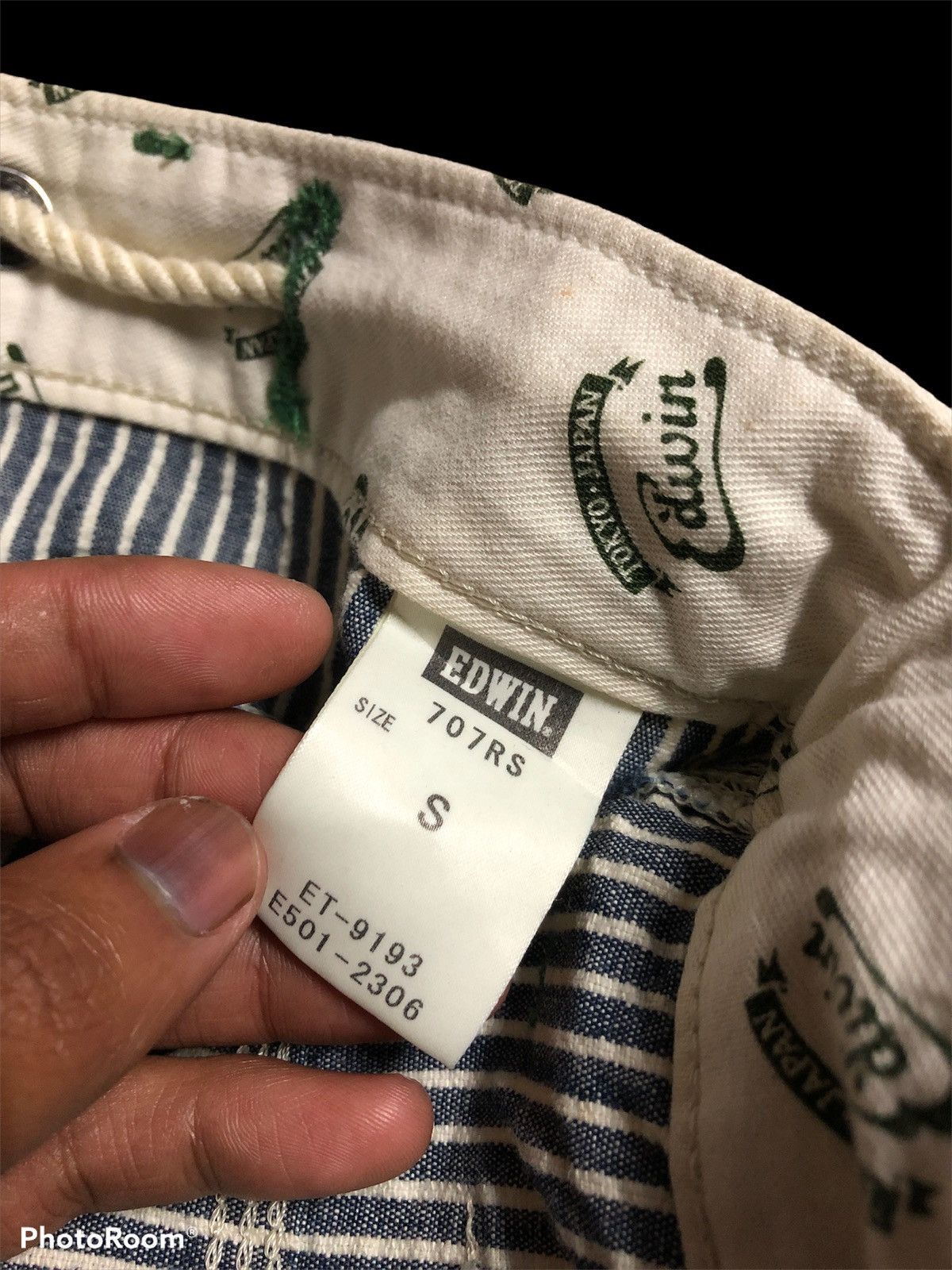 Edwin STRIPED⚡️⚡️EDWIN BAKERPANTS HICKORY STRIPE Size US 32 / EU 48 - 4 Thumbnail
